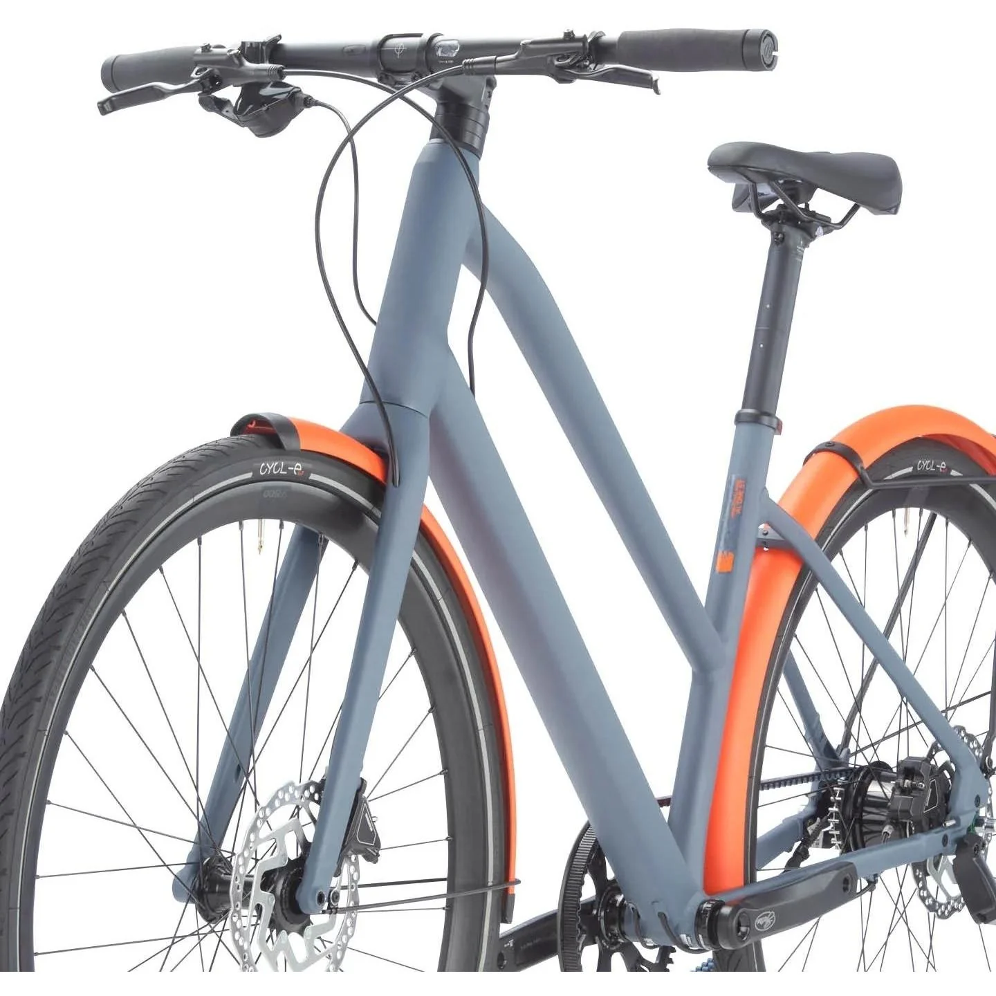 BMC 257 AL ONE ST Hybrid Bike Blue - Image 5