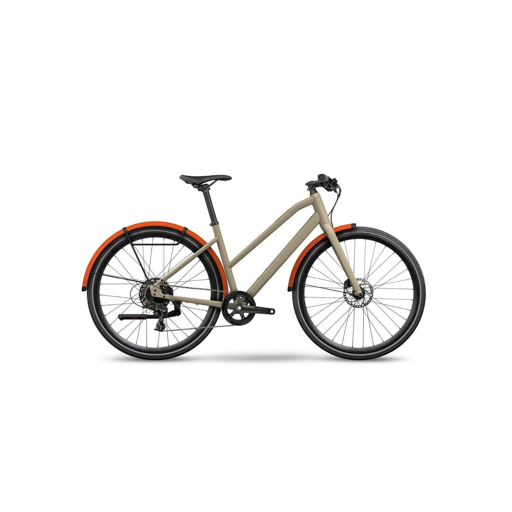 BMC 257 Urbanchallenge AL TWO Step-Through Hybrid Bike Sand - Image 4