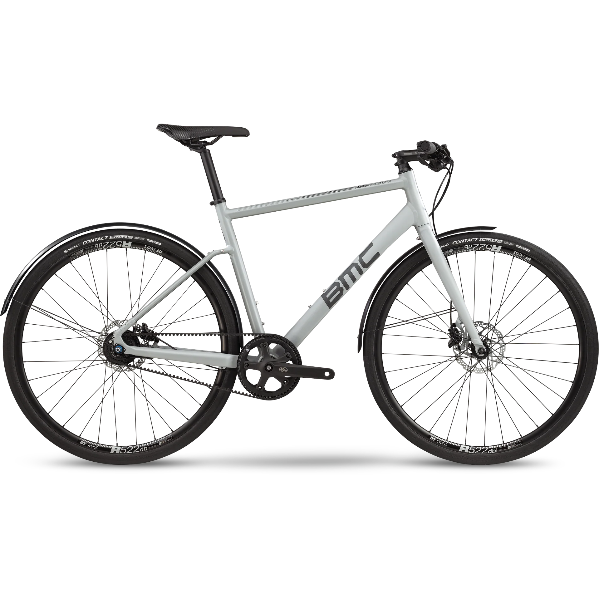 BMC Alpenchallenge 02 One Flat Bar Road Bike Grey/Black Reflective (2020)