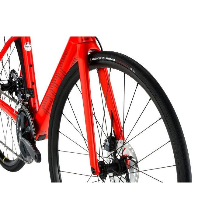 BMC Roadmachine Five Road Bike Neon Red - Image 3