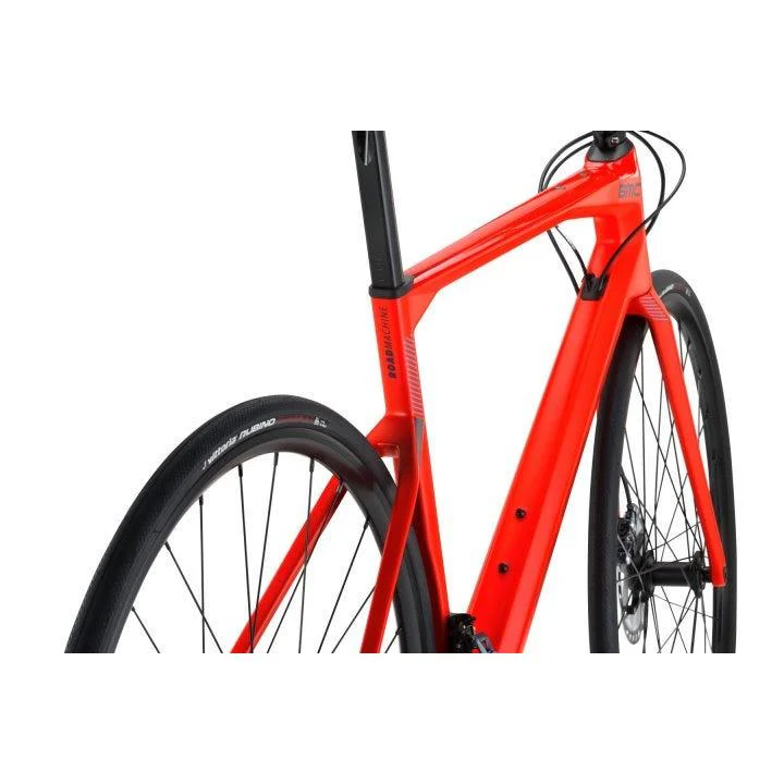 BMC Roadmachine Five Road Bike Neon Red - Image 6