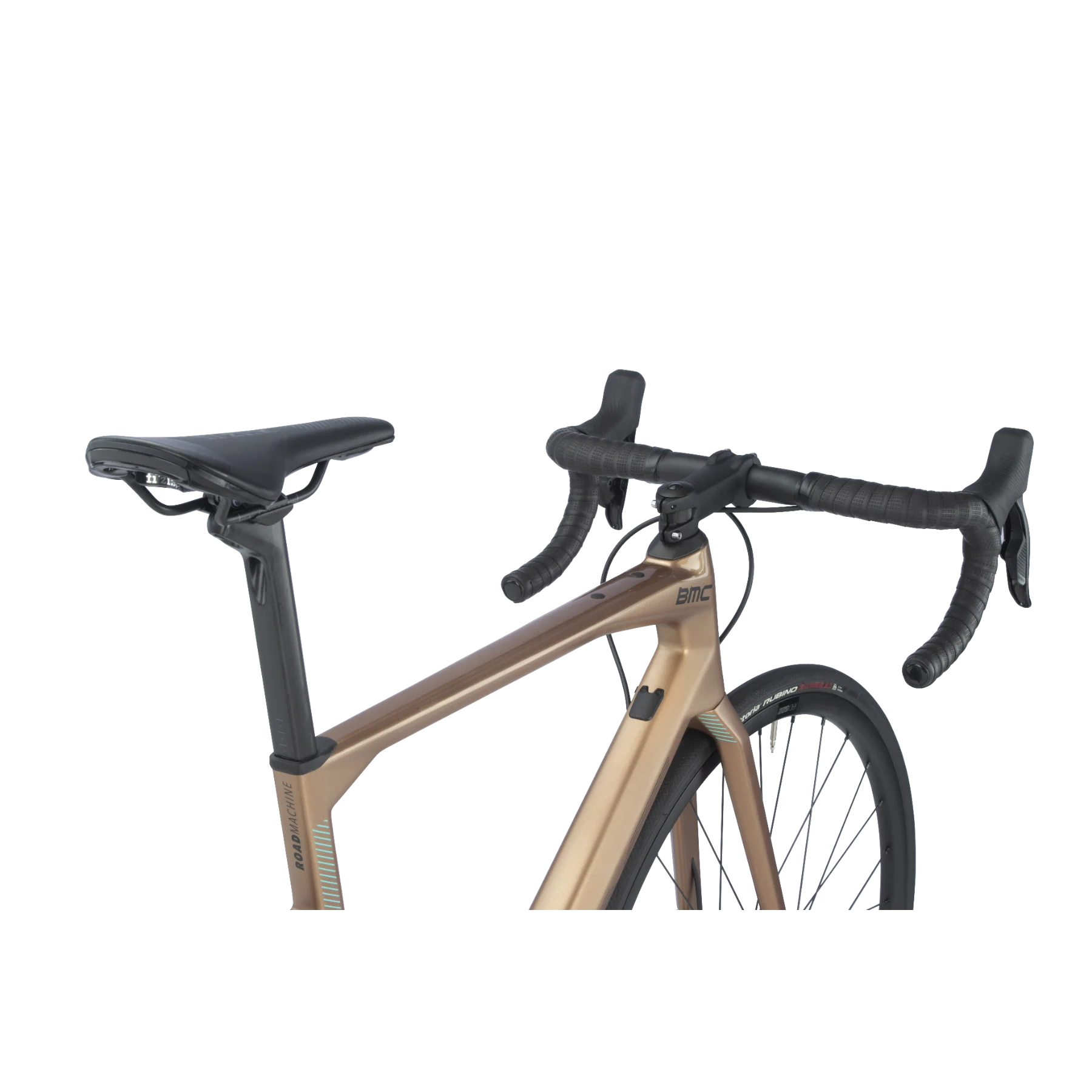 BMC Roadmachine FOUR Road Bike Brown/Black/Turquoise - Image 6