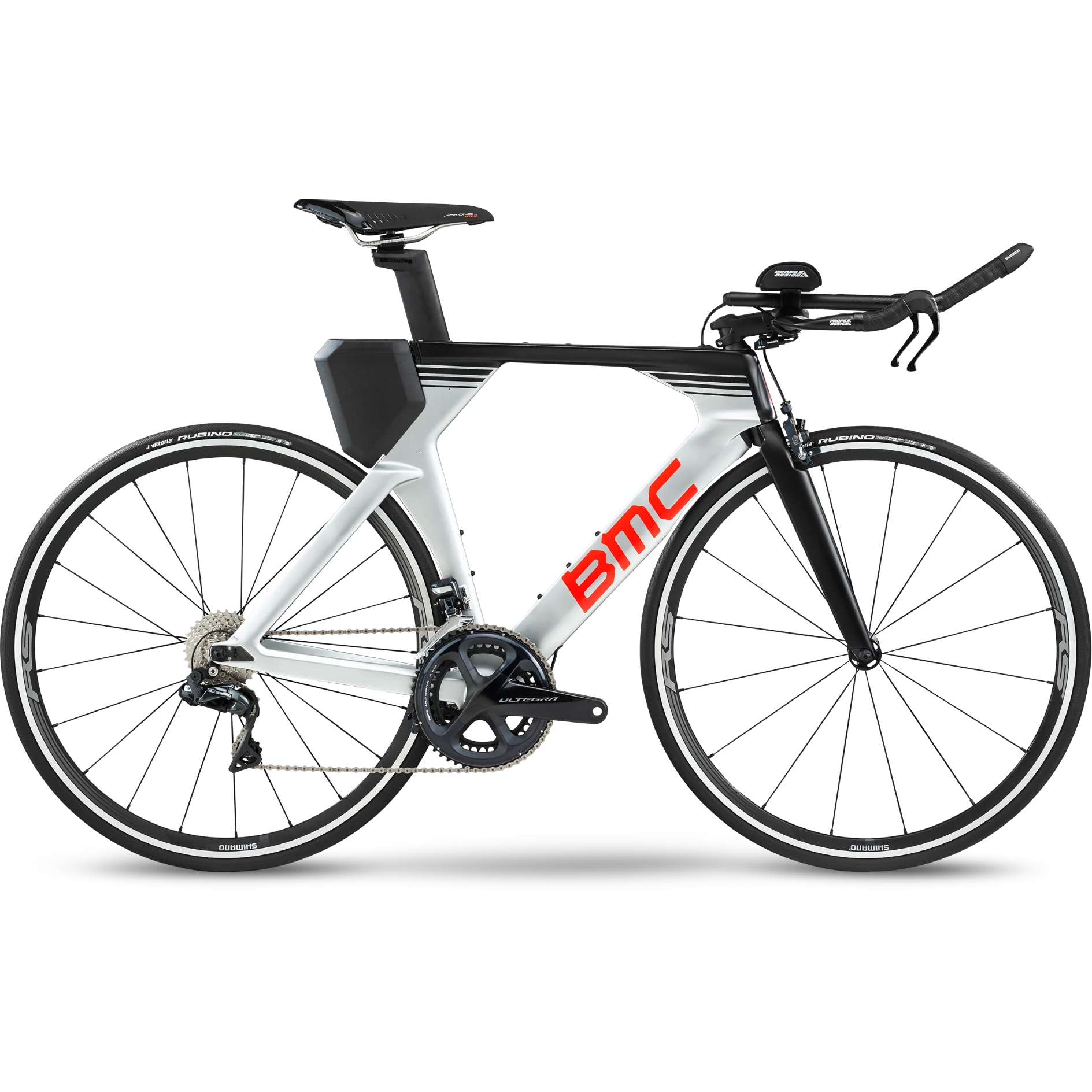 BMC Timemachine 02 One Time Trial Bike Silver/Red Carbon (2020)