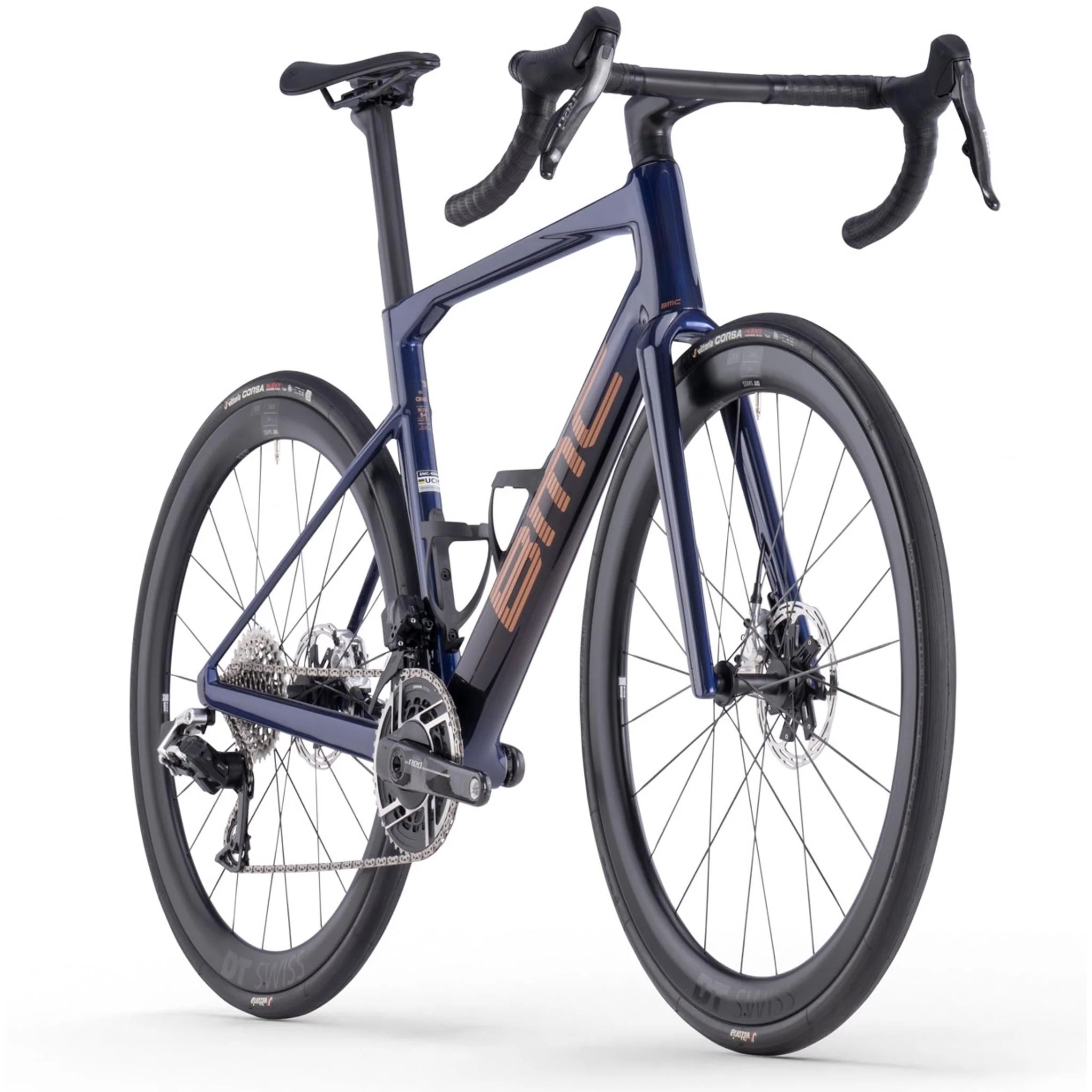 BMC Roadmachine 01 One Road Bike Metallic Blue Carbon - Image 2