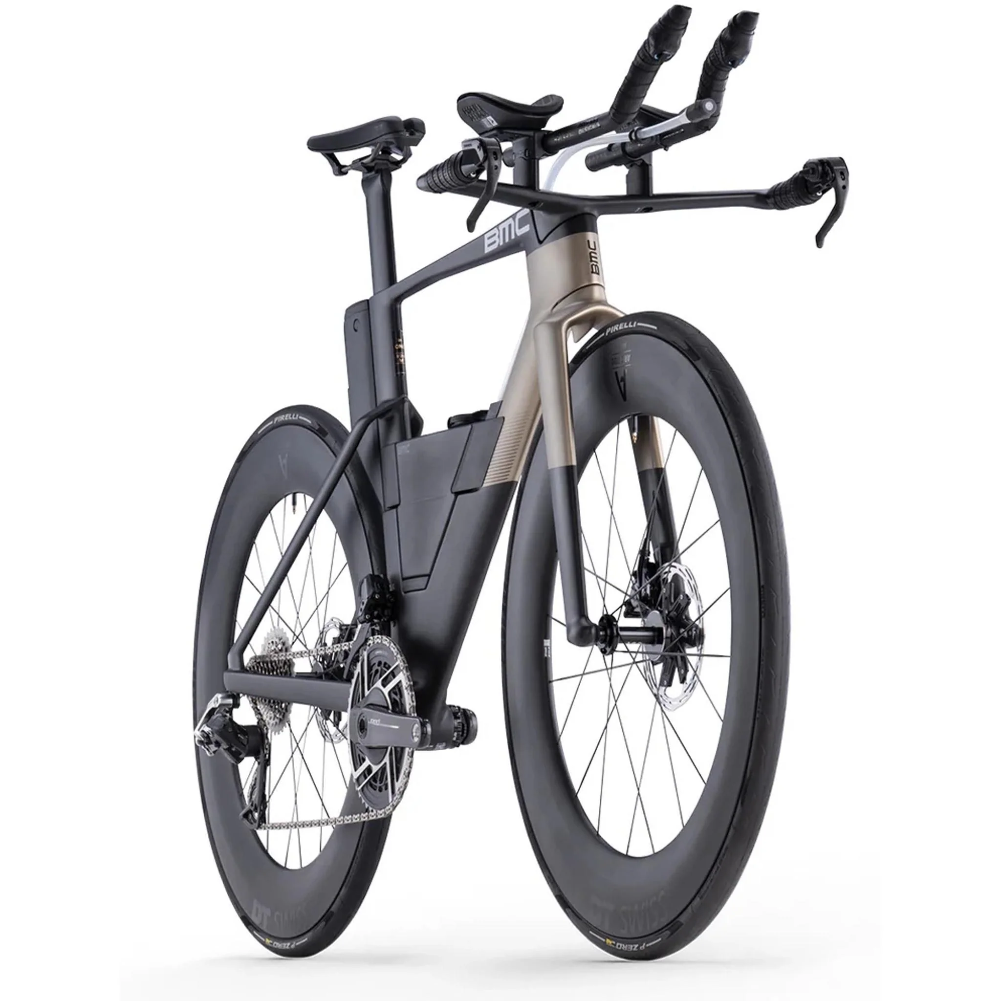 BMC Speedmachine 01 One Triathlon Bike Carbon/Dust Gold - Image 2
