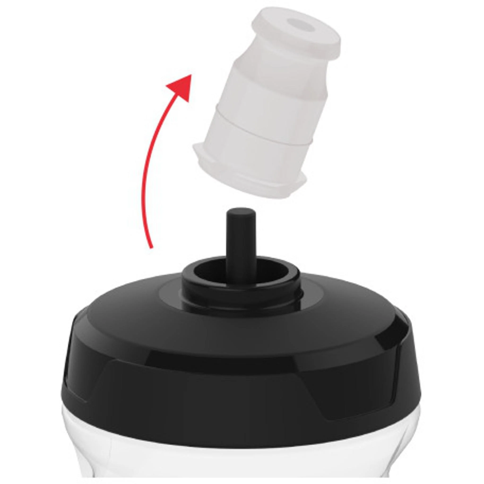 Zefal Sense Soft 80 Water Bottle 800ml Black - Image 5
