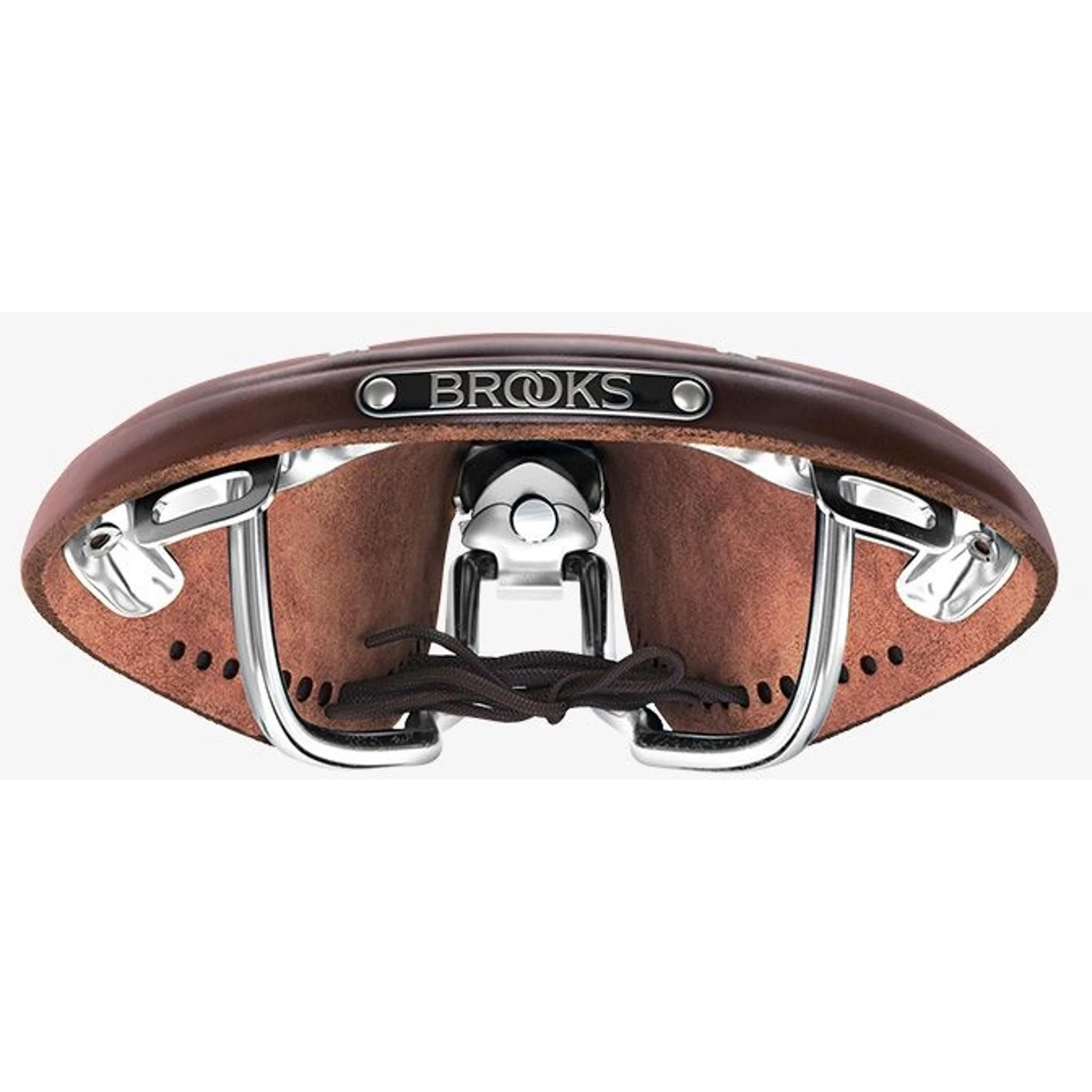 Brooks B17 Carved Leather Saddle Brown - Image 4