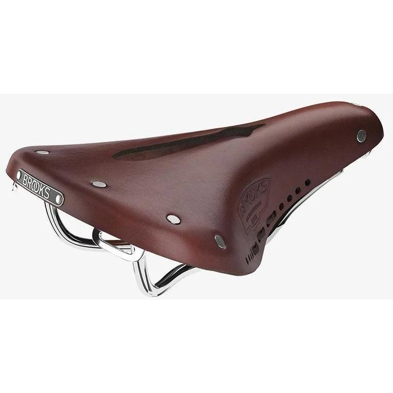 Brooks B17 Carved Short Saddle Brown - Image 3