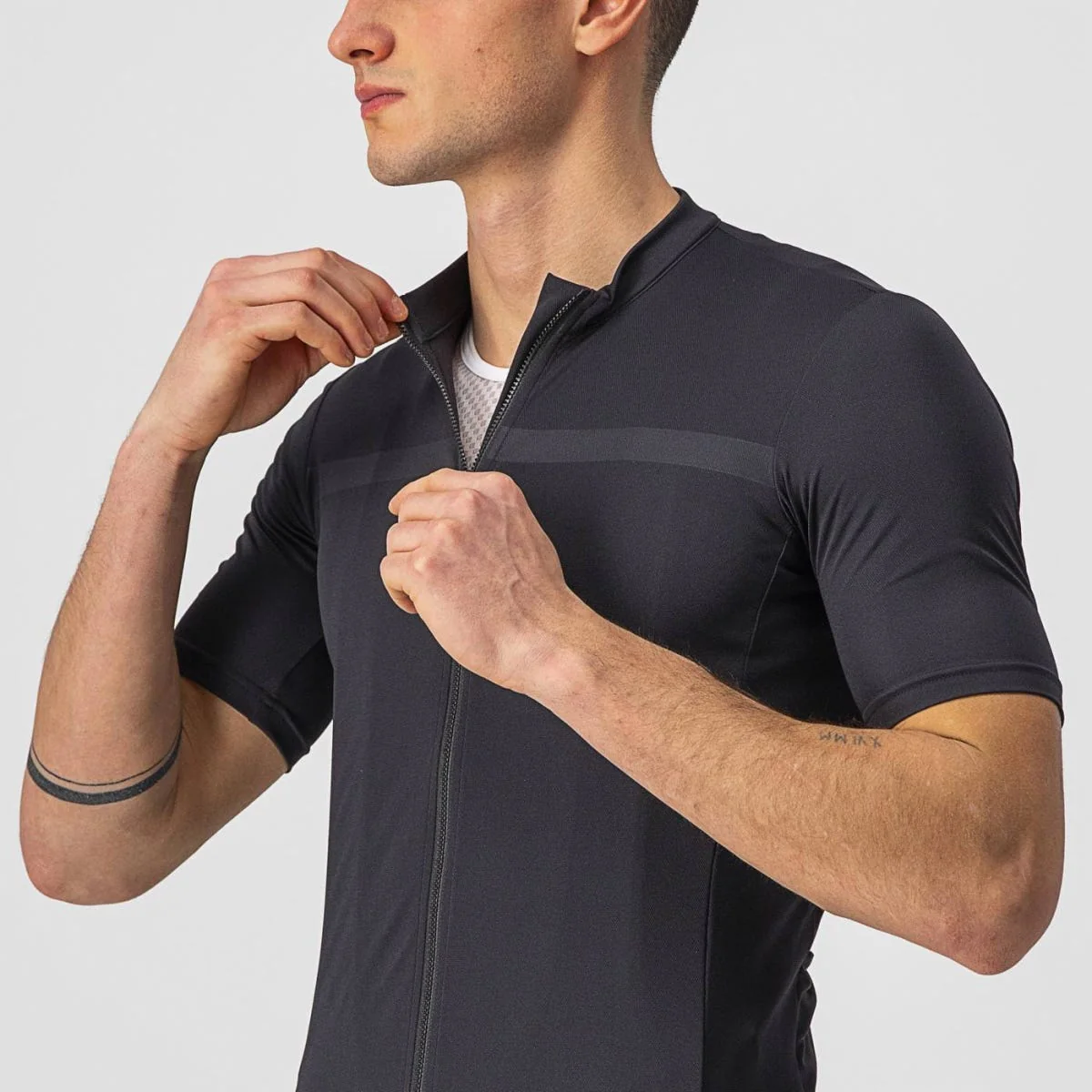 Castelli Classifica Jersey Light Black - Image 4