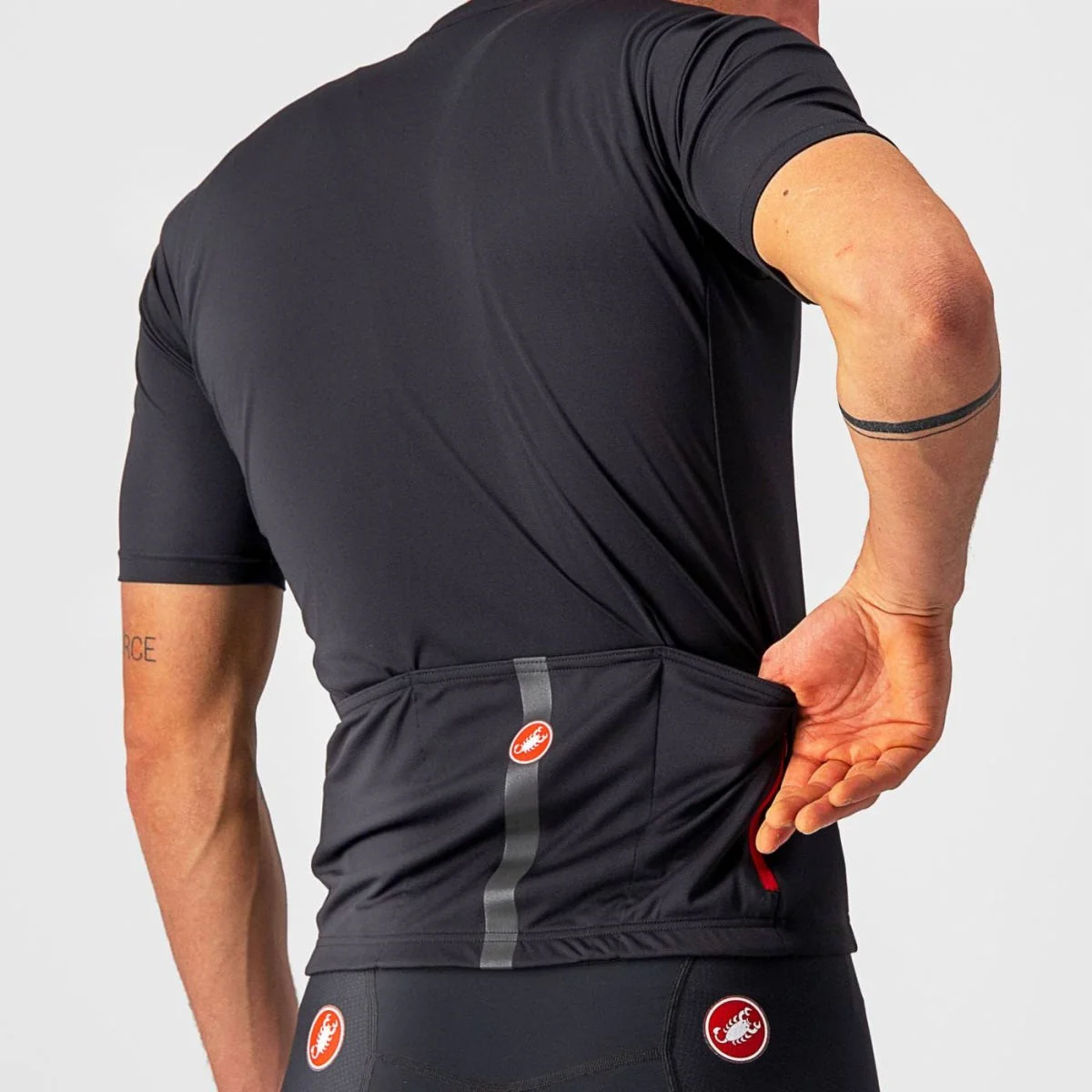 Castelli Classifica Jersey Light Black - Image 5