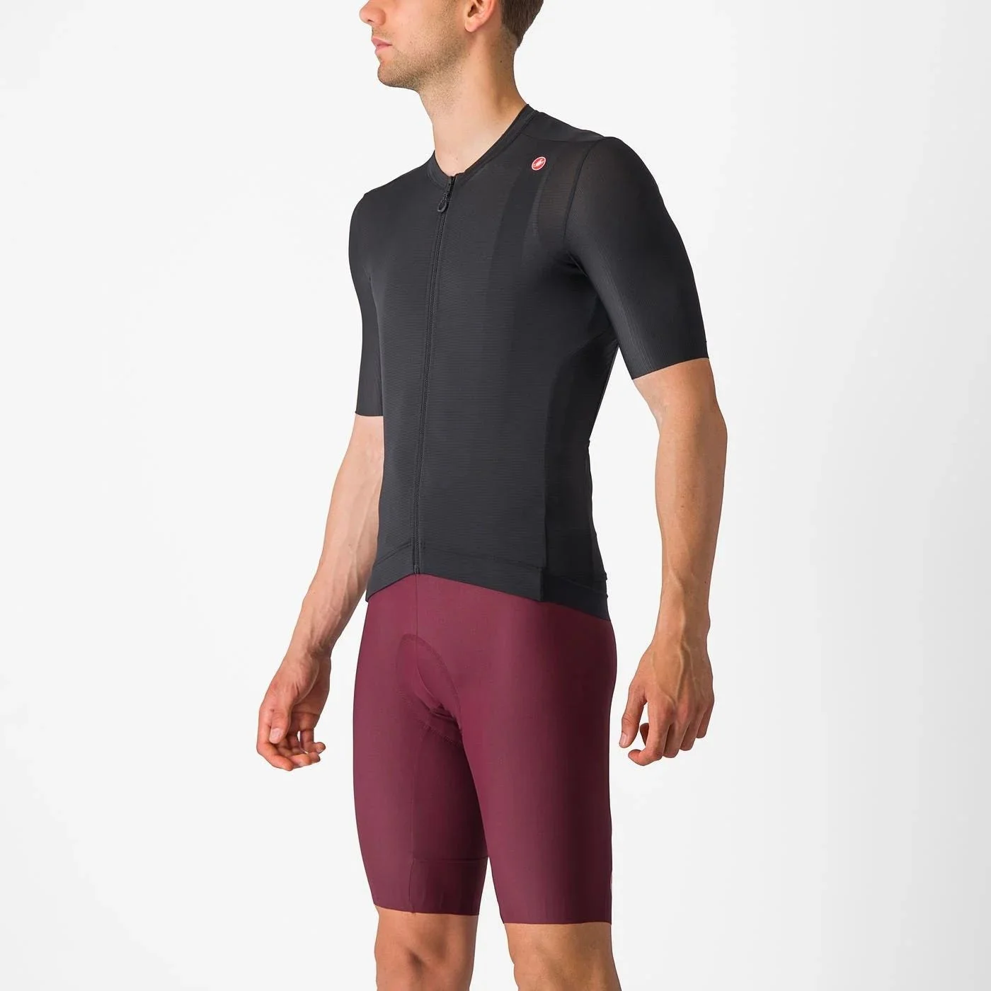 Castelli Espresso Short Sleeve Jersey Light Black/Dark Gray - Image 3