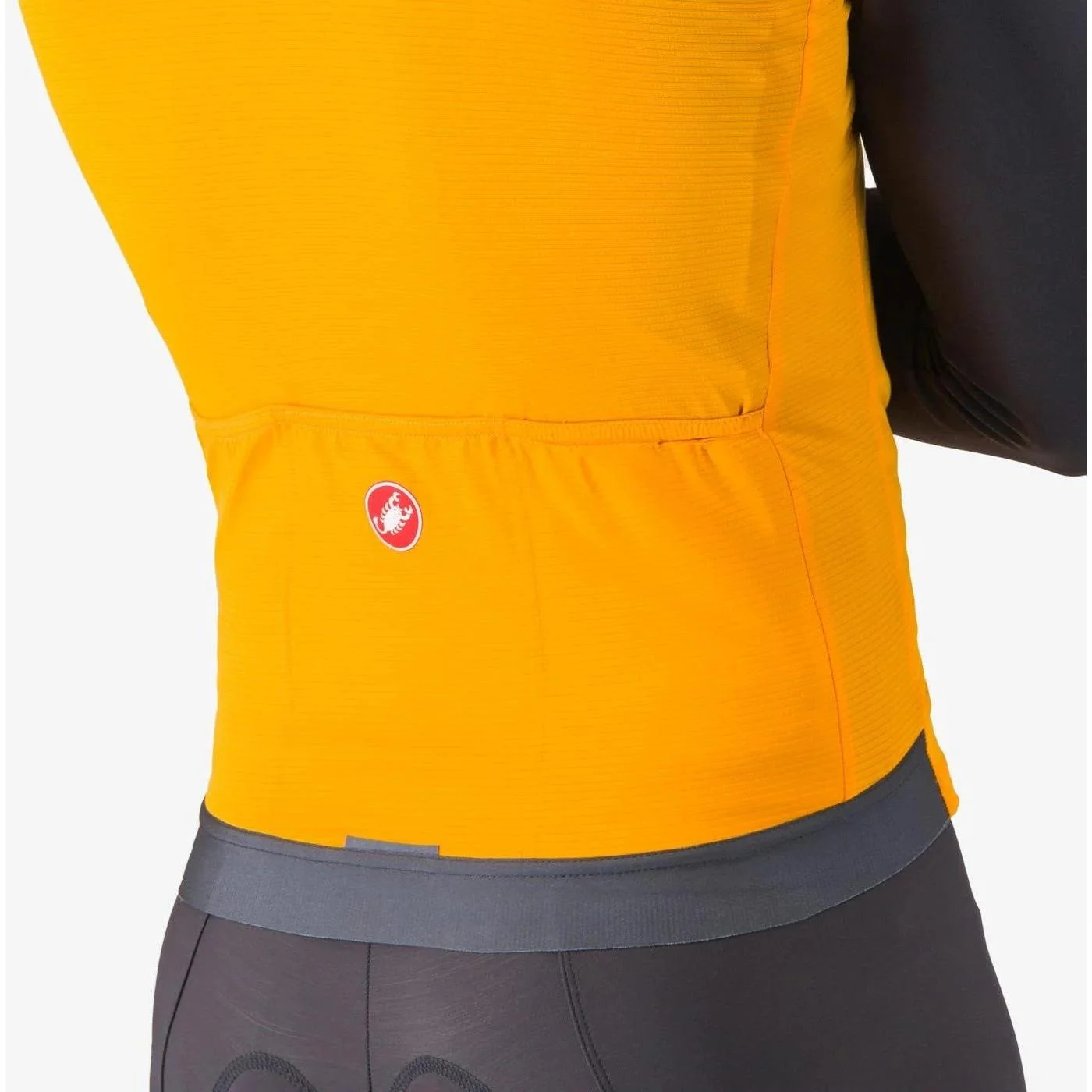 Castelli Espresso Vest Vivid Orange/Dark Gray - Image 3