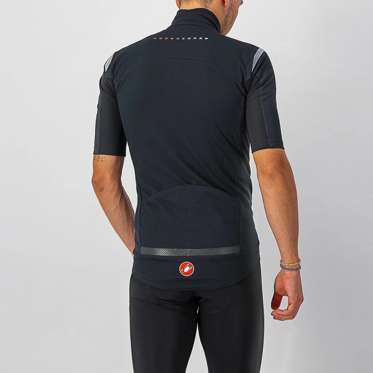 Castelli Gabba Rosso Corsa Jersey Light Black - Image 2