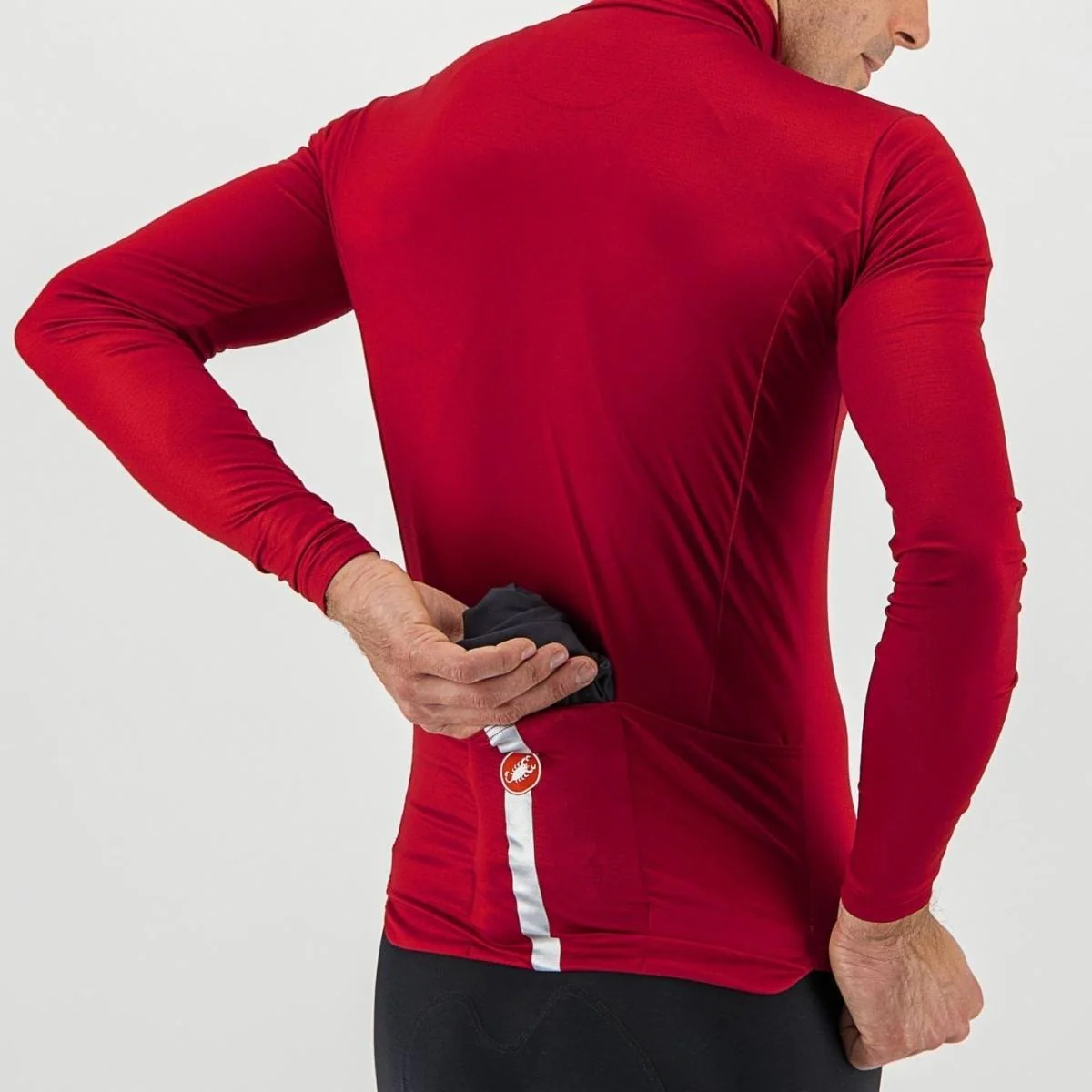Castelli Goccia Jacket Dark Grey - Image 5