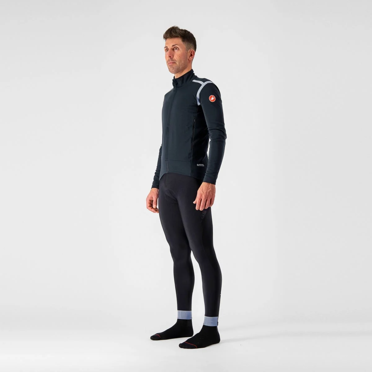 Castelli Perfetto Rosso Corsa LS Jersey Light Black - Image 7