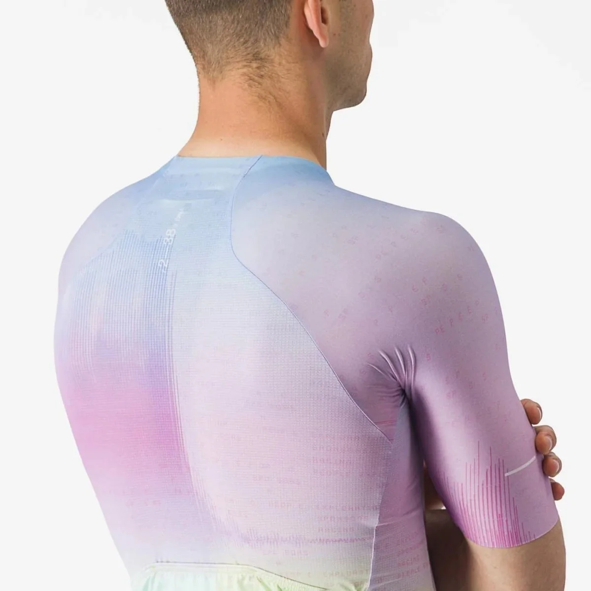 Castelli R-A/D Short Sleeve Jersey Multicolour Violet - Image 6