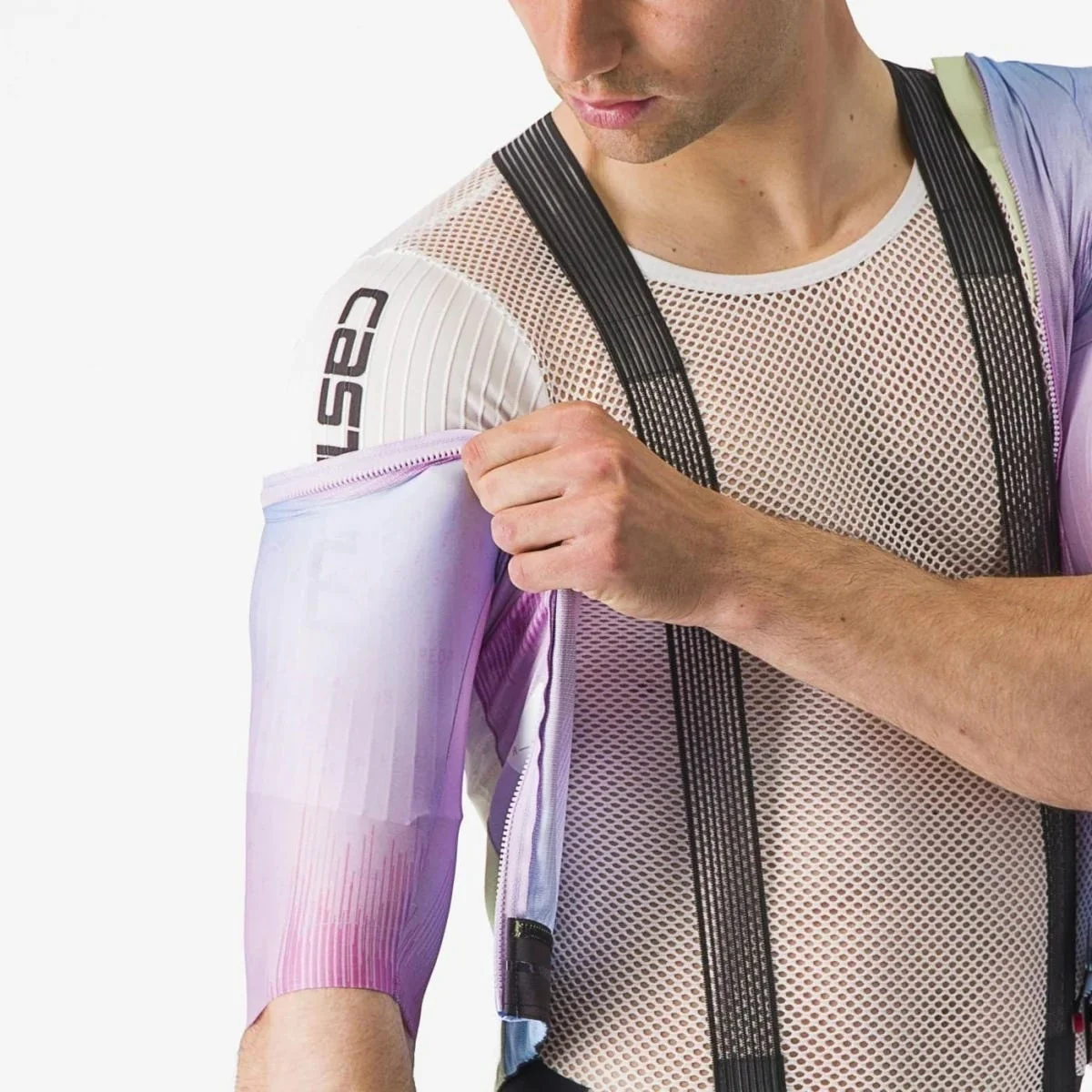Castelli R-A/D Short Sleeve Jersey Multicolour Violet - Image 8