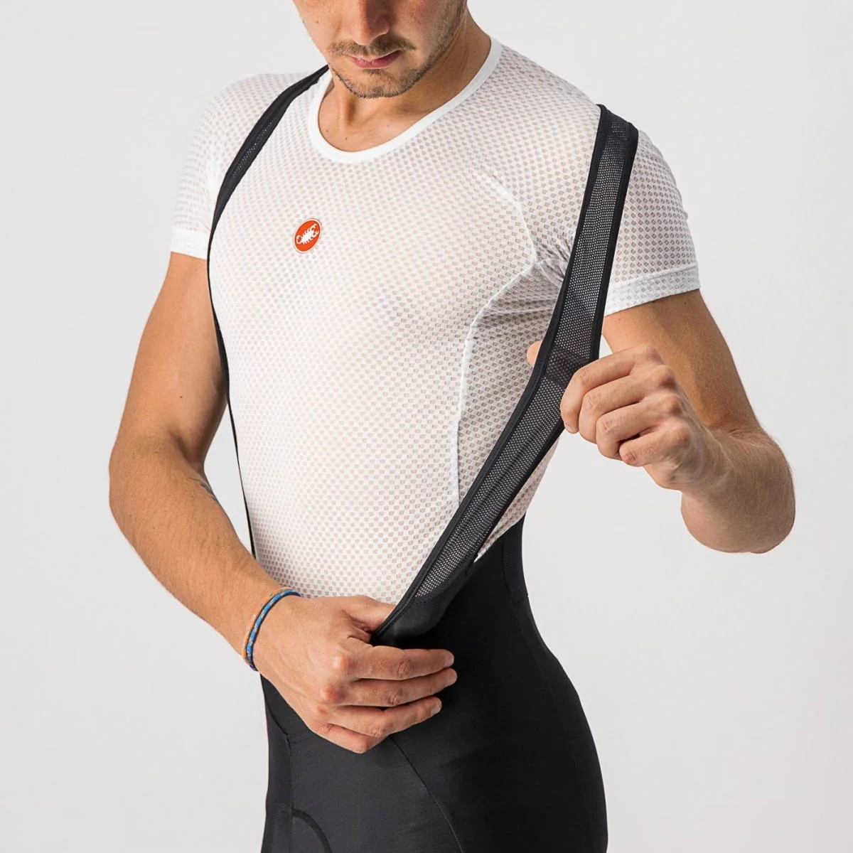 Castelli Velocissima 5 Men's Bibtights Black/Silver - Image 4