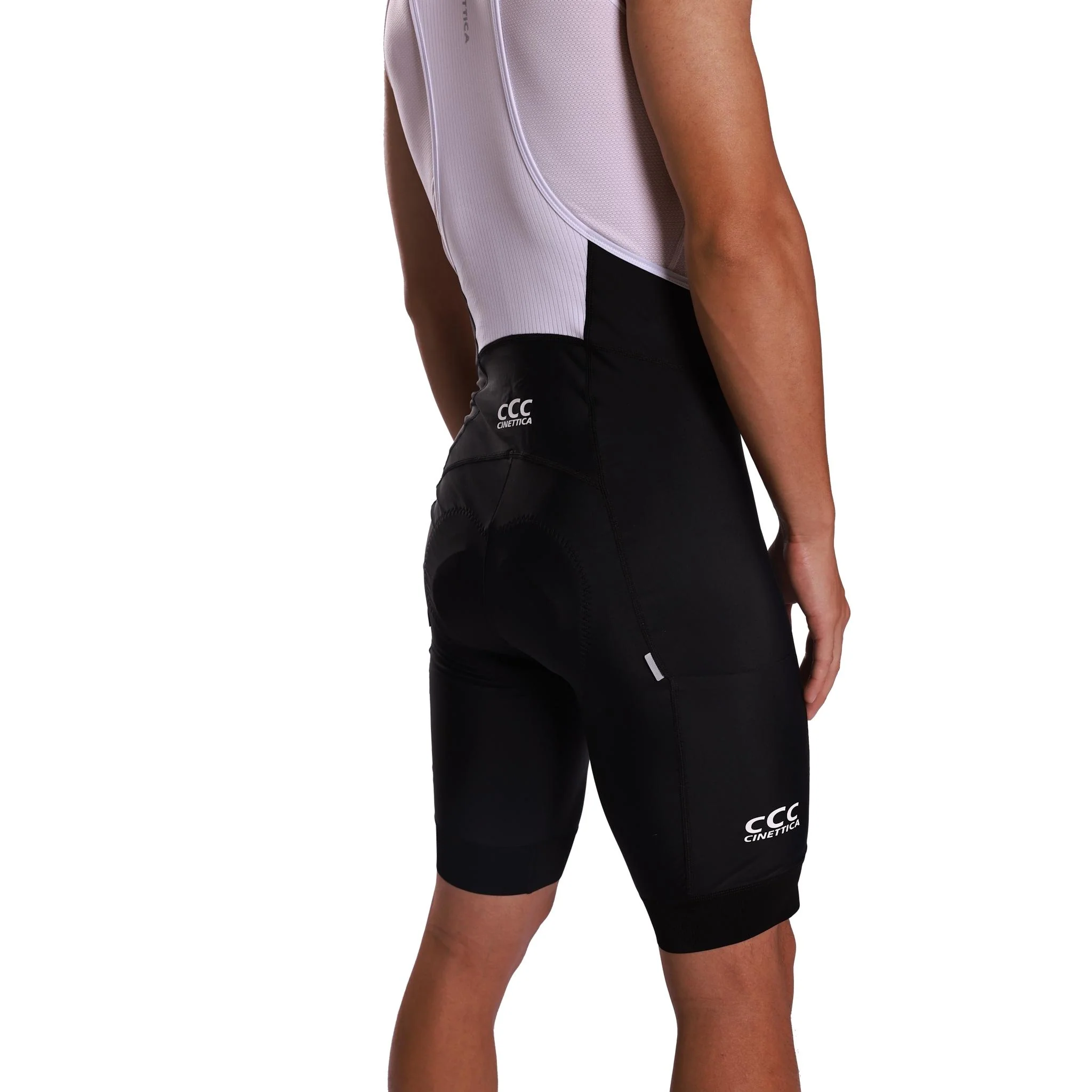 Cinettica Mens Alpha Cargo Bibshorts Black - Image 4