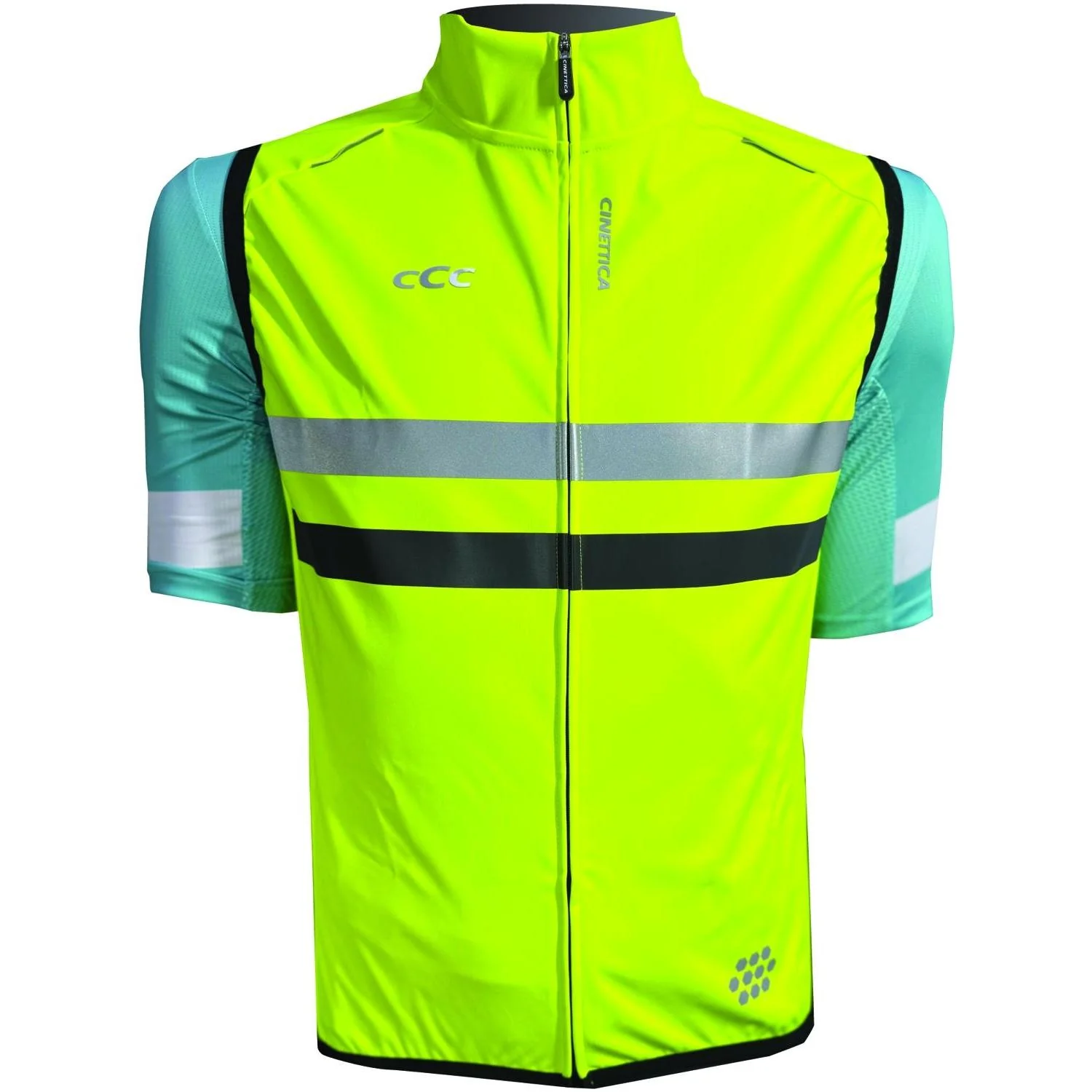 Cinettica Sprint Gilet Vest Fluro Yellow - Image 2