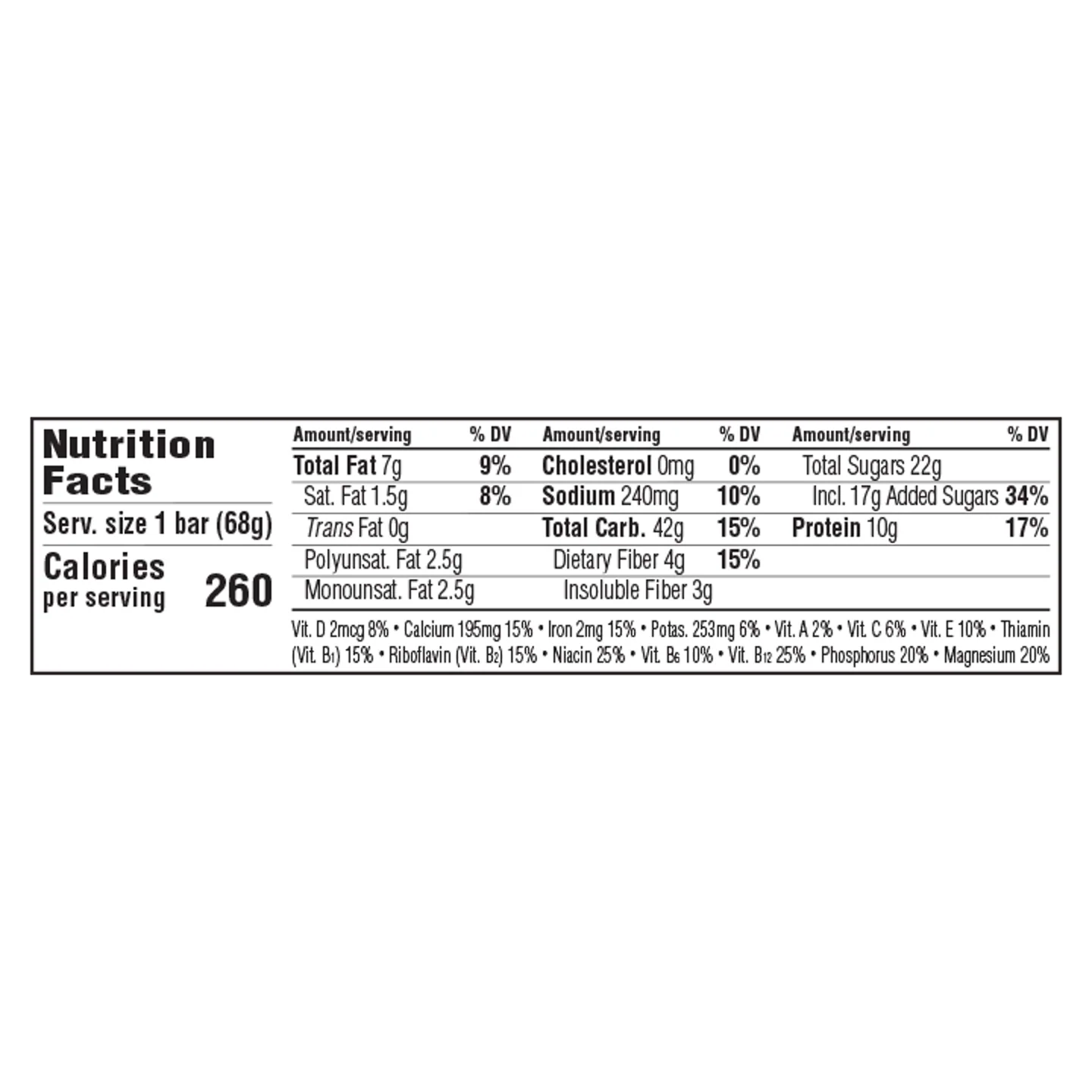 CLIF Sierra Trail Mix Bar 68g - Image 3
