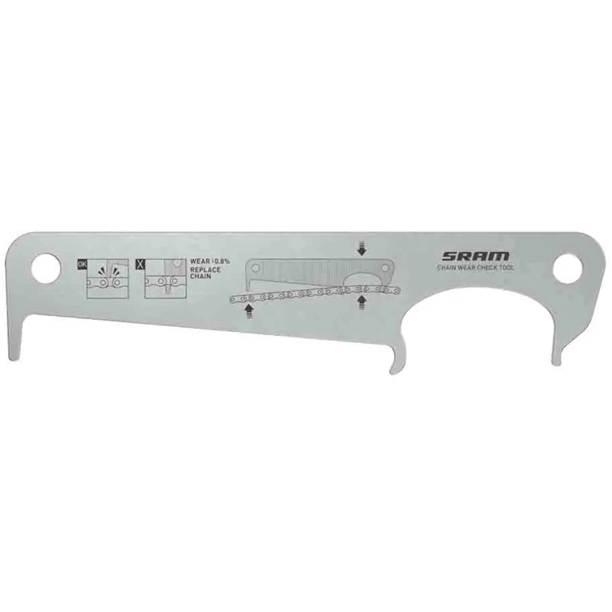 SRAM Chain Wear Check Tool (0.8% Wear Chains)