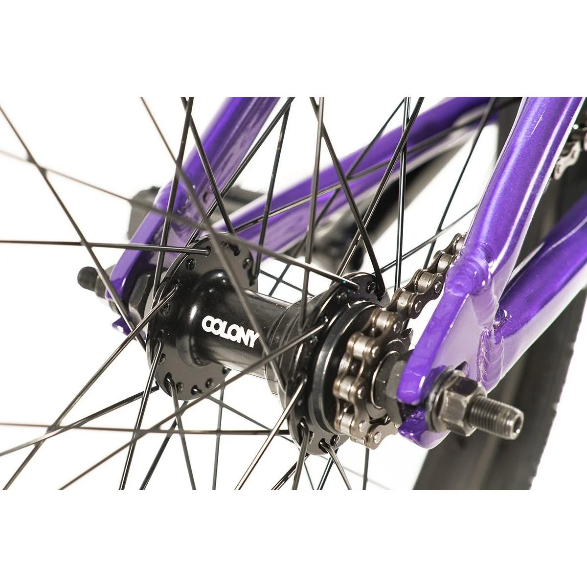 Colony Horizon 20'' Freestyle BMX Bike Purple - Image 6