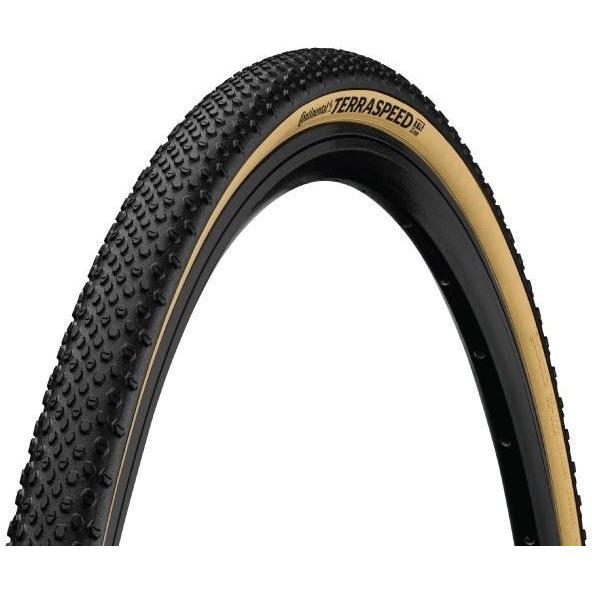 Continental Terra Speed Black Chilli TR Folding Gravel Tyre 700x40c Cream - Image 2