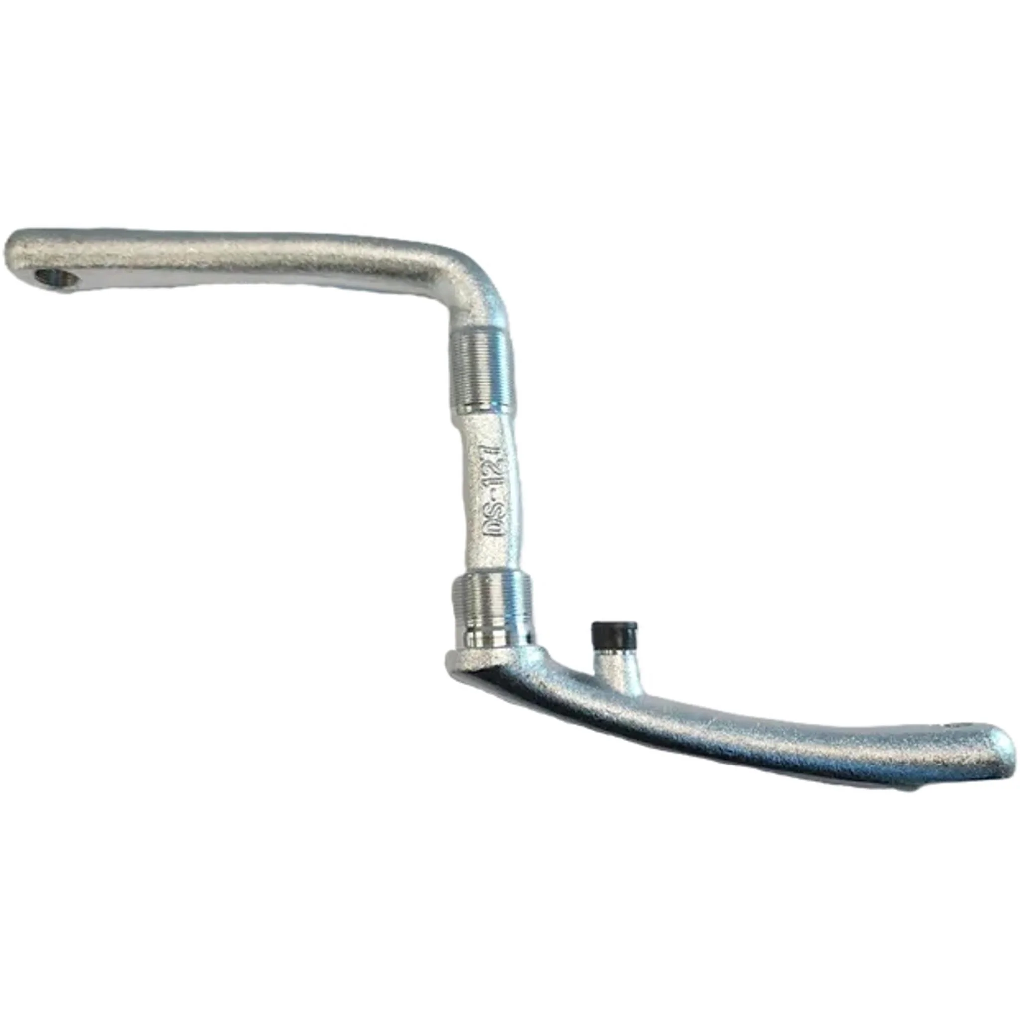 BPW One-Piece Steel Crank with Pivot 127mm Silver