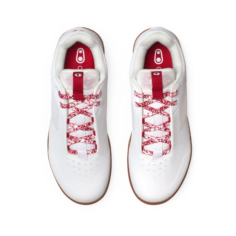 Crankbrothers Mallet Lace Clip-In MTB Shoes White/Red Splatter - Image 5