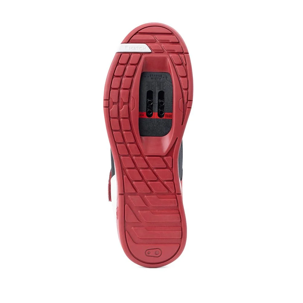 Crankbrothers Mallet Speedlace Clip-In MTB Shoes Classics Edition Black/White/Red - Image 2