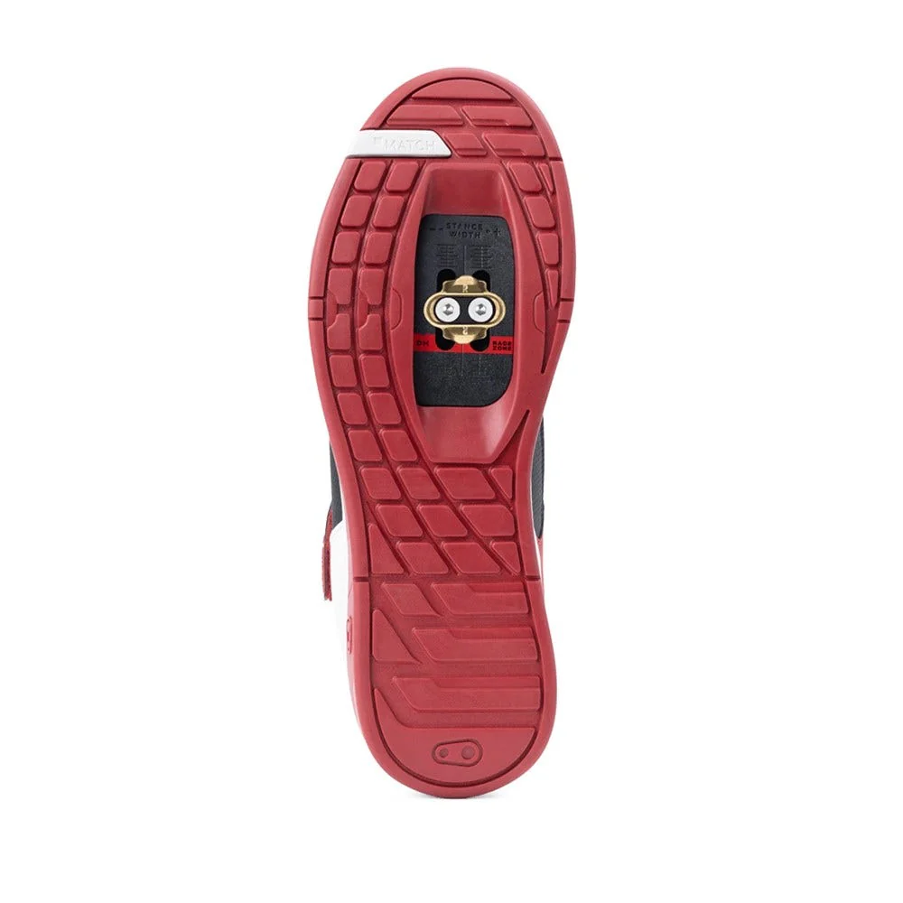 Crankbrothers Mallet Speedlace Clip-In MTB Shoes Classics Edition Black/White/Red - Image 3