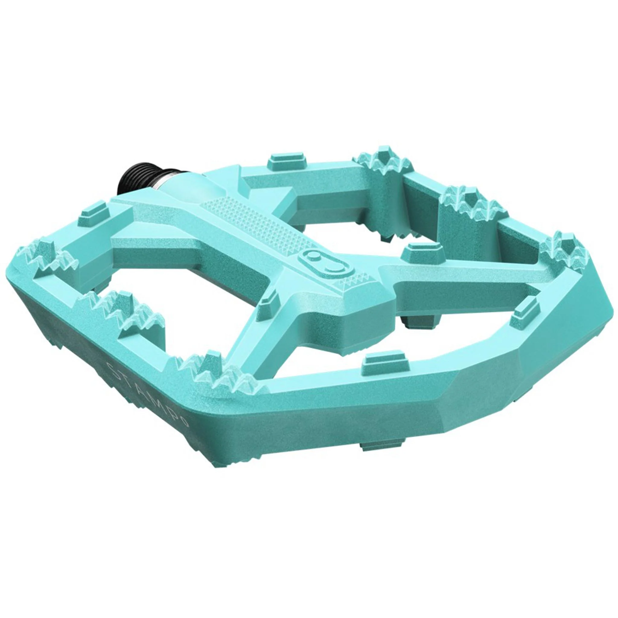 Crankbrothers Stamp 0 Small Flat MTB Pedals Turquoise - Image 2