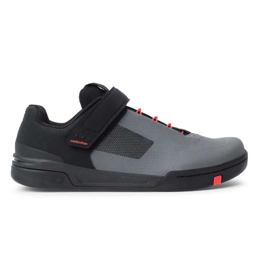 Crankbrothers Stamp Speedlace MTB Flat Pedal Shoes Grey/Red