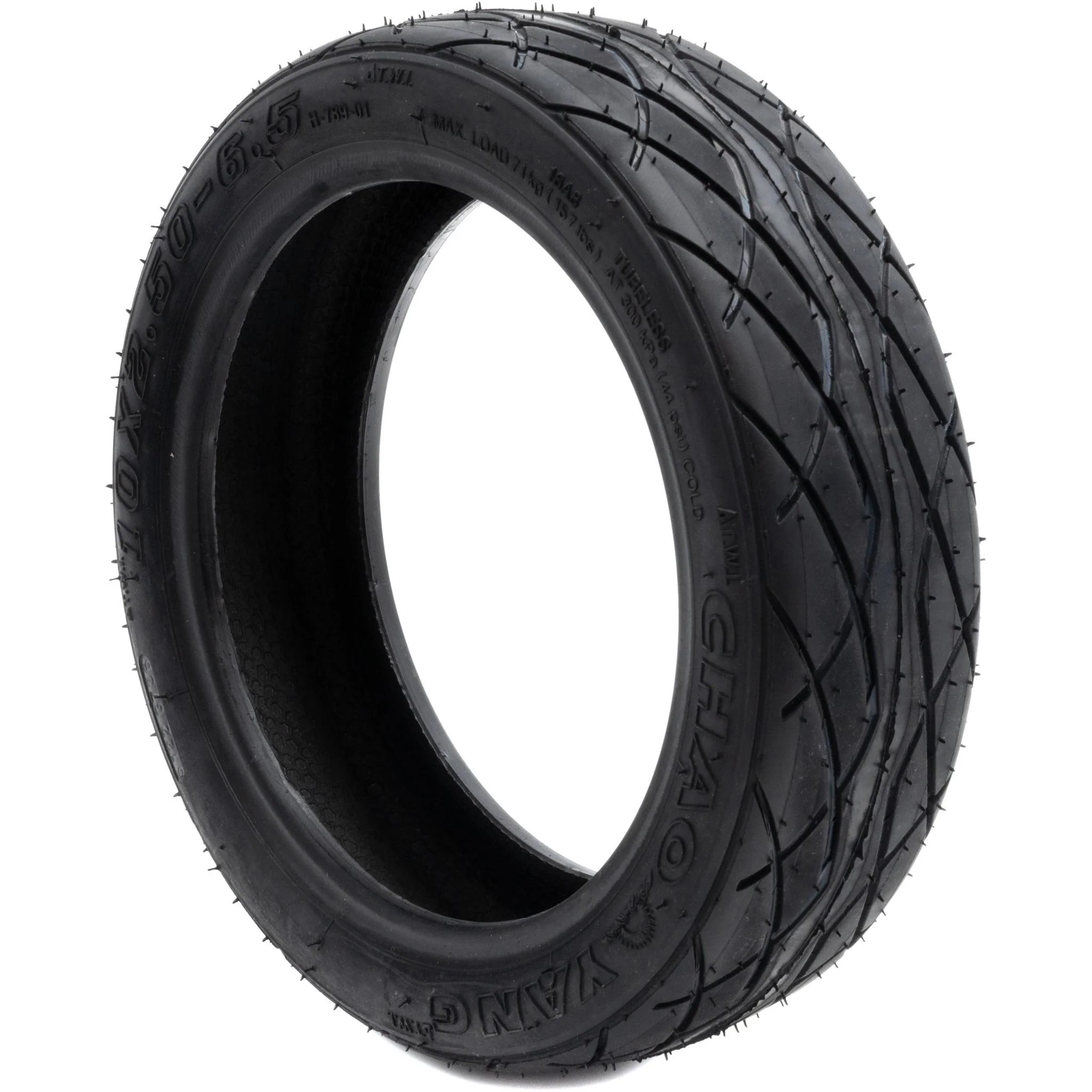CST C531 Tubeless E-Scooter Tyre 10x2.50-6.5'' Black - Image 2