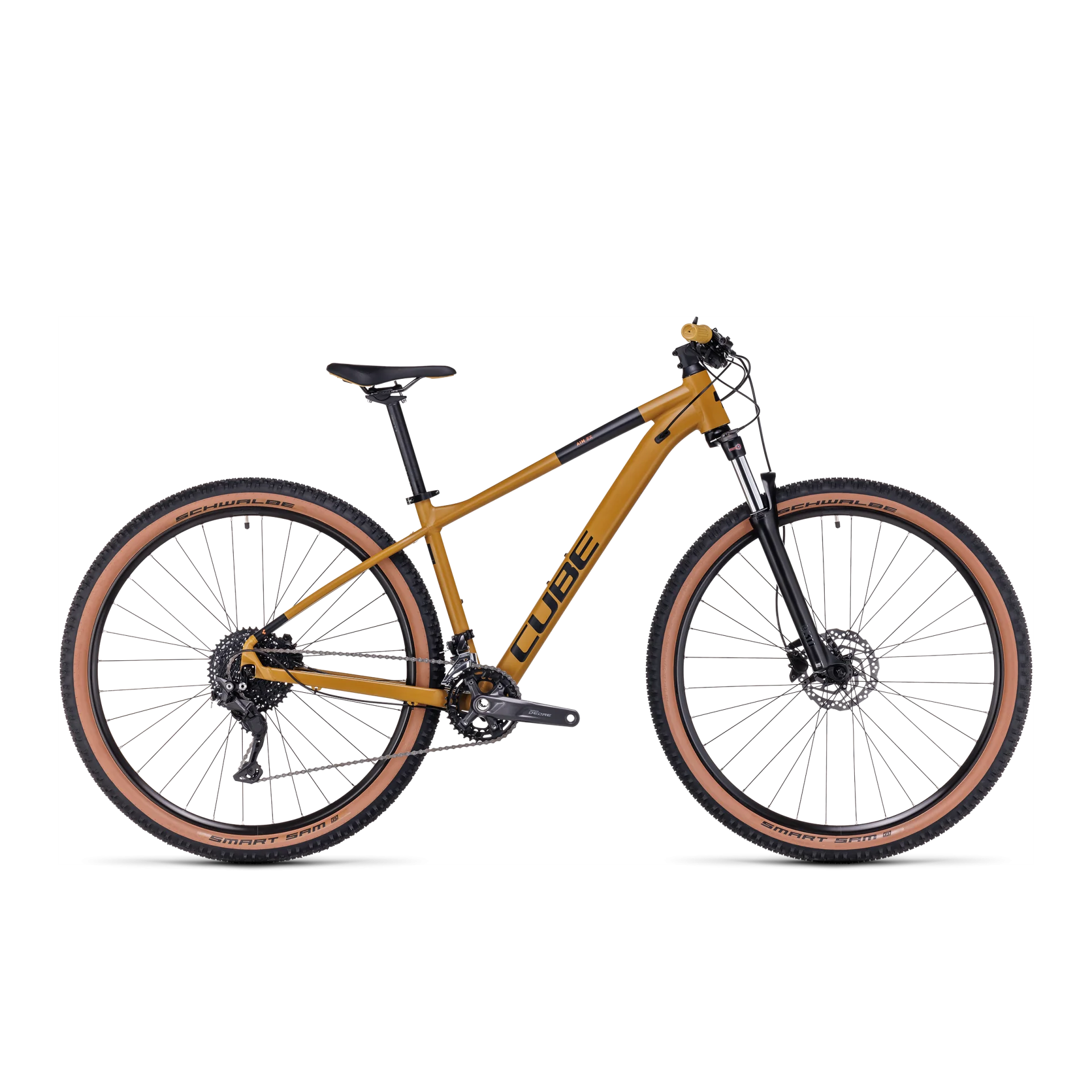 Cube Aim EX Hardtail Mountain Bike Caramel'n'Black - Image 2