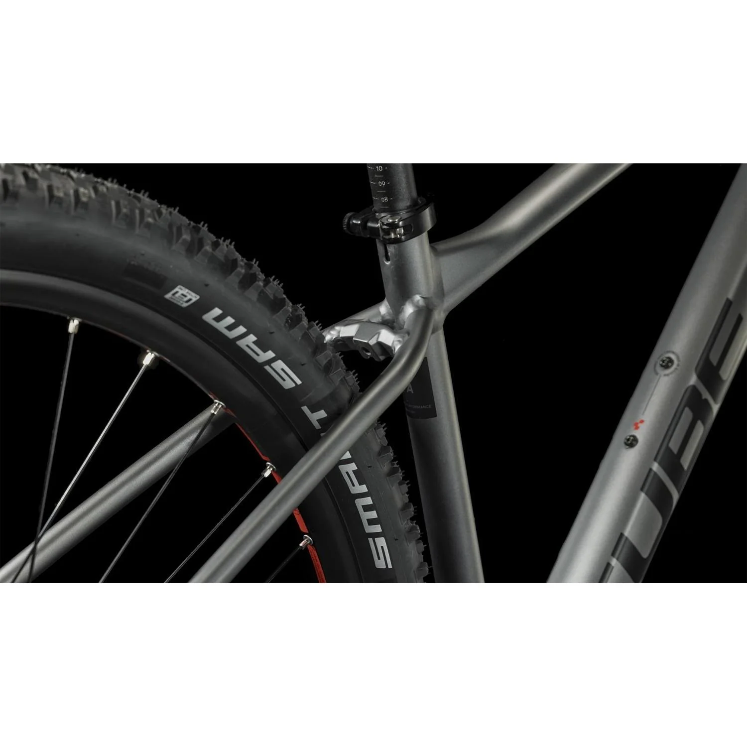 Cube AIM Hardtail Mountain Bike Grey 'n' Red