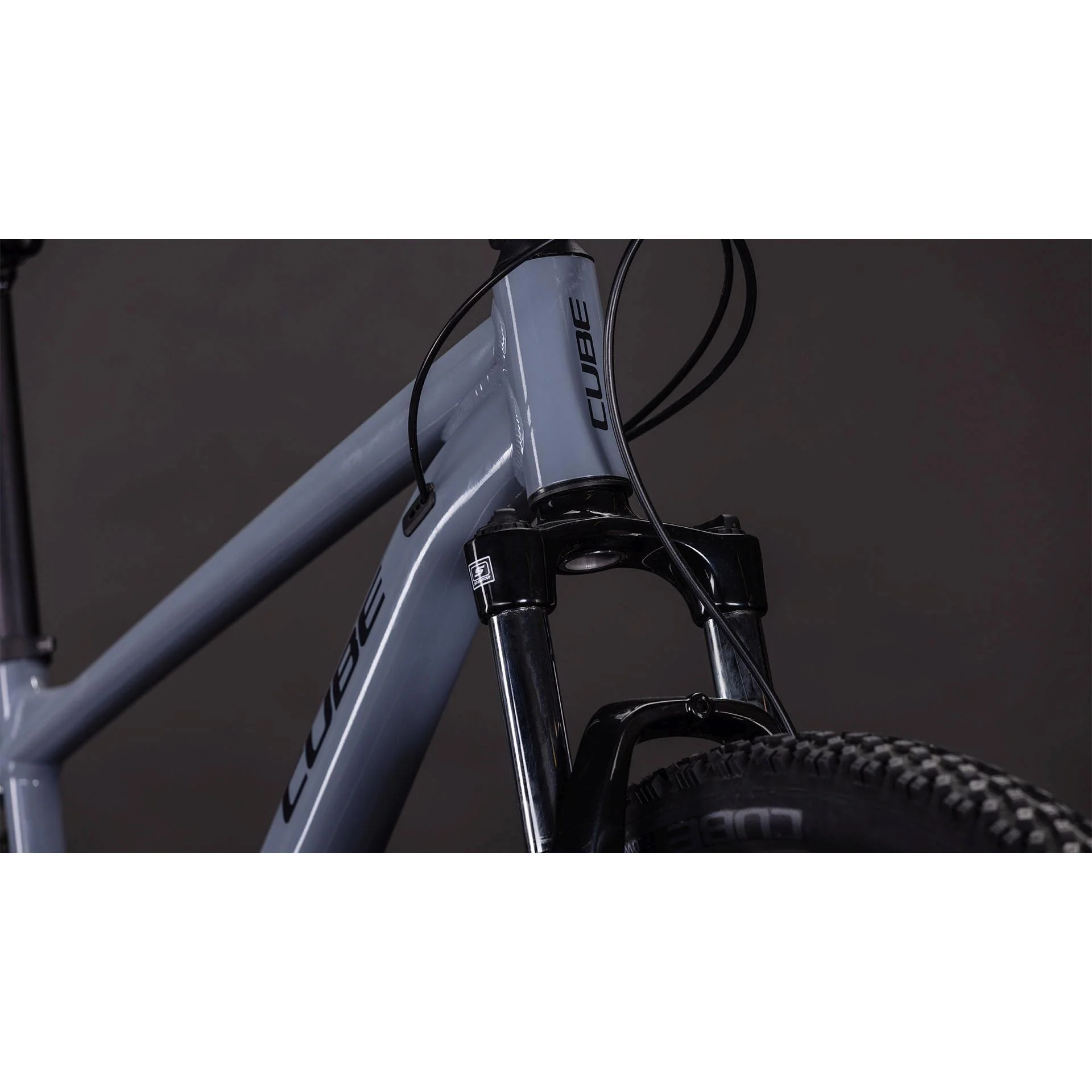Cube Aim ONE Hardtail Mountain Bike Smoke'n'Black - Image 6