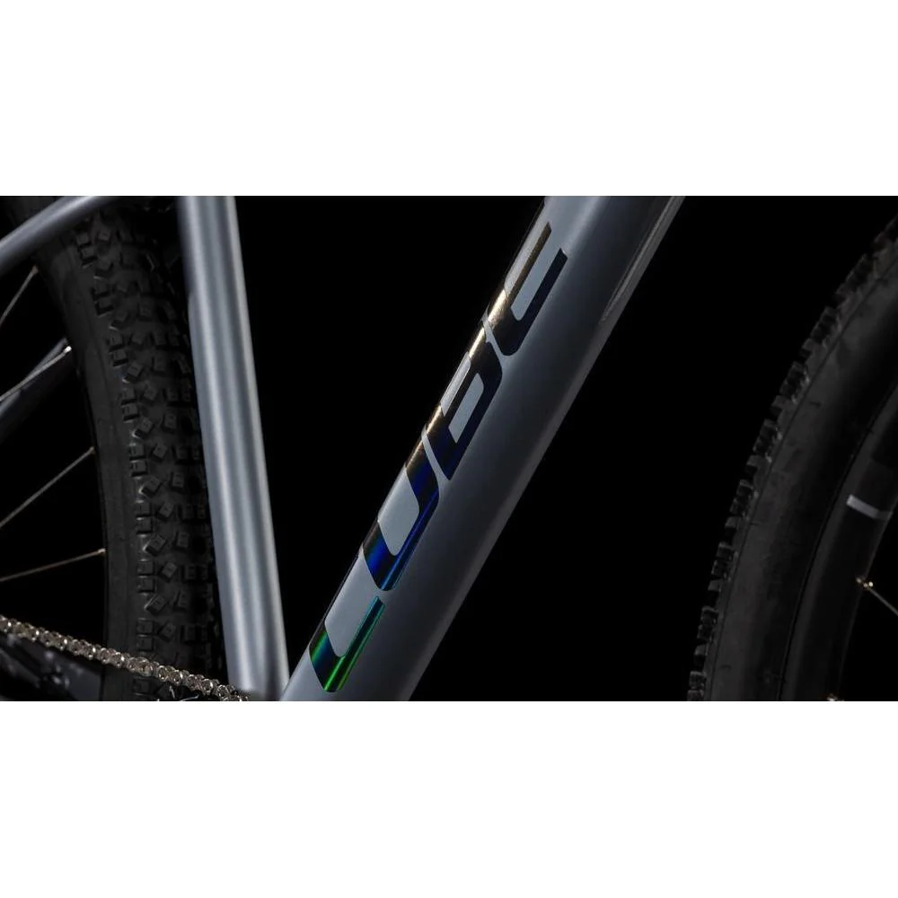Cube Aim Race Hardtail Mountain Bike Slategrey'n'Rainbowblack - Image 7