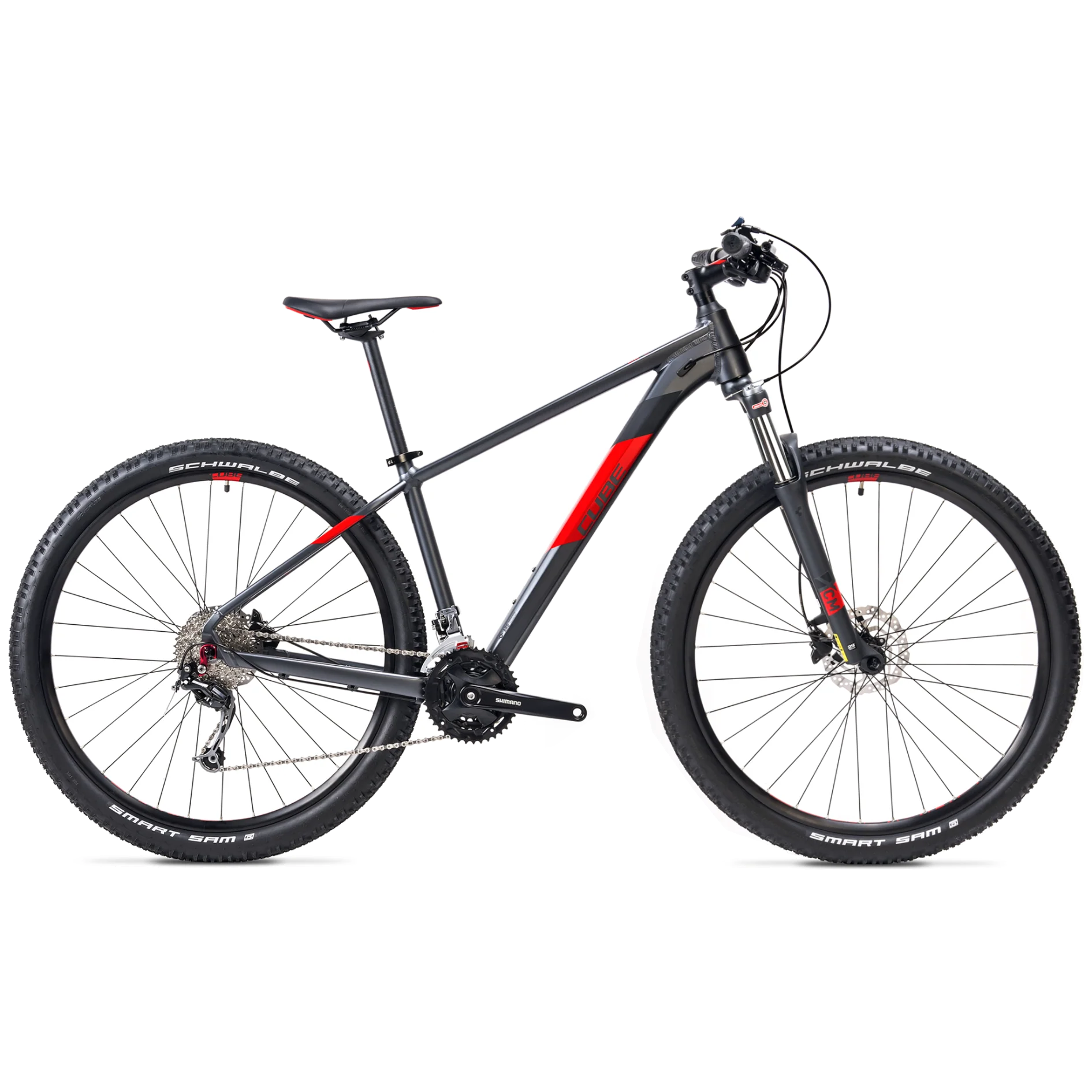 Cube Aim SL Mountain Bike Iridium/Red