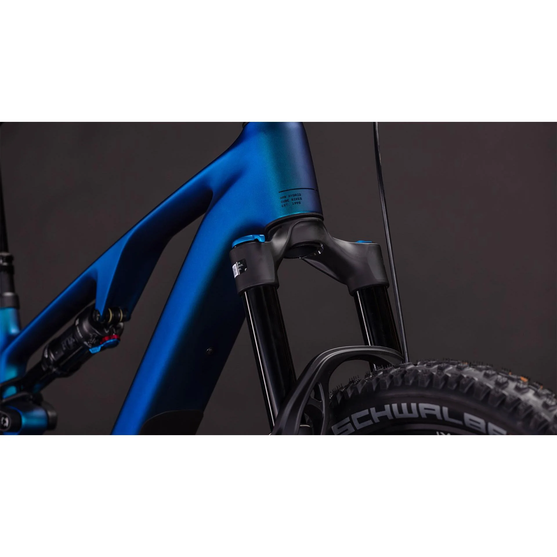 Cube AMS Hybrid ONE44 C:68X SLX 400X Electric Trail Bike Nebula'n'Black - Image 6