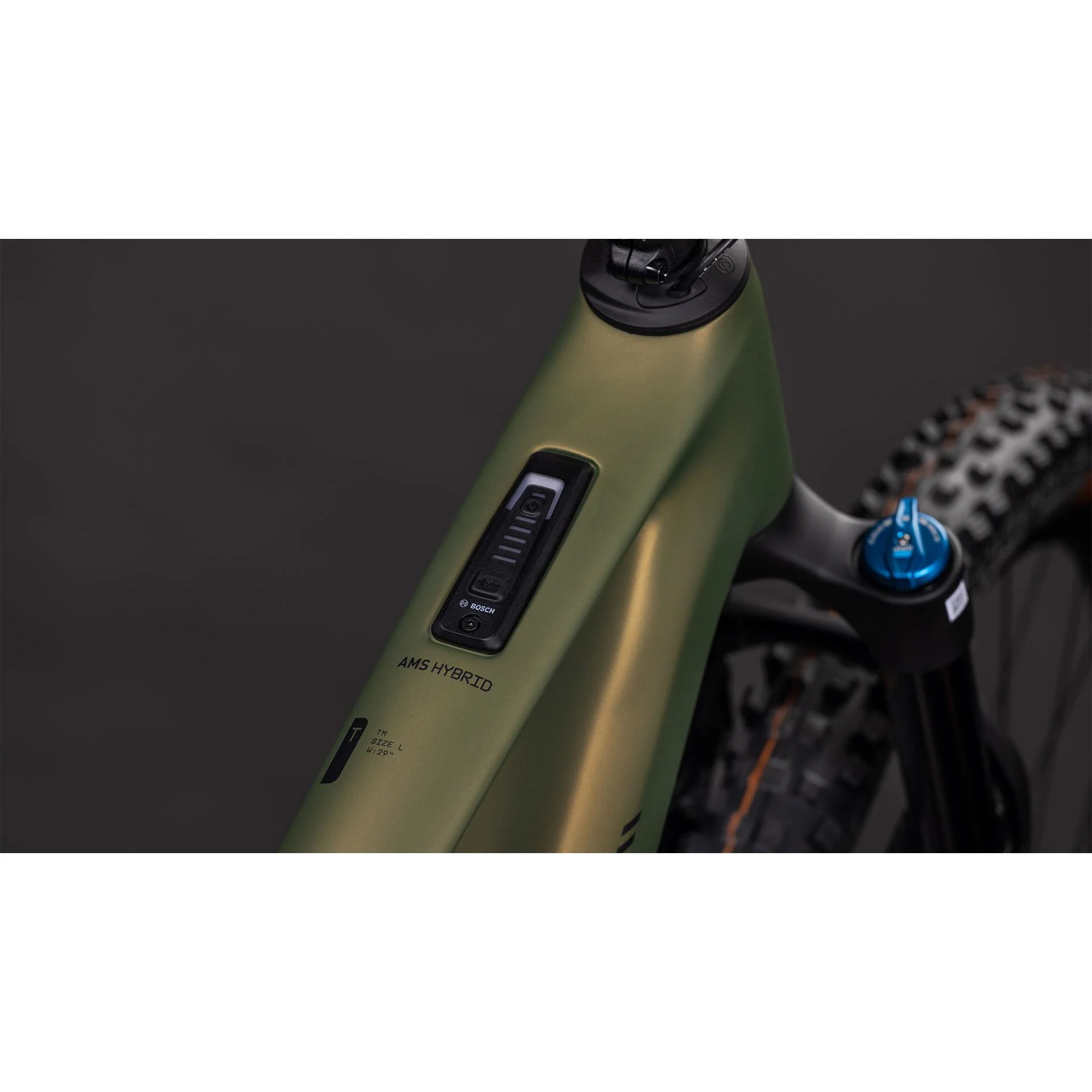 Cube AMS Hybrid ONE44 C:68X TM 400X Electric Trail Bike Reedgreen'n'Matrix - Image 2