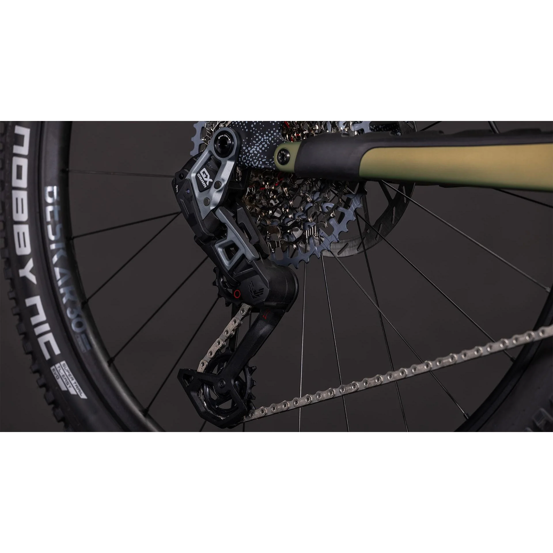 Cube AMS Hybrid ONE44 C:68X TM 400X Electric Trail Bike Reedgreen'n'Matrix - Image 6
