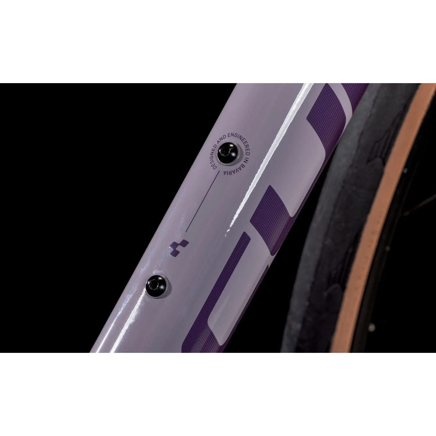 Cube Attain C:62 Race Road Bike Plumgrey'n'Brink - Image 2