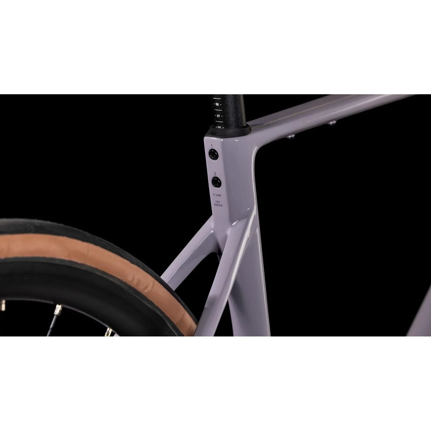 Cube Attain C:62 Race Road Bike Plumgrey'n'Brink - Image 3