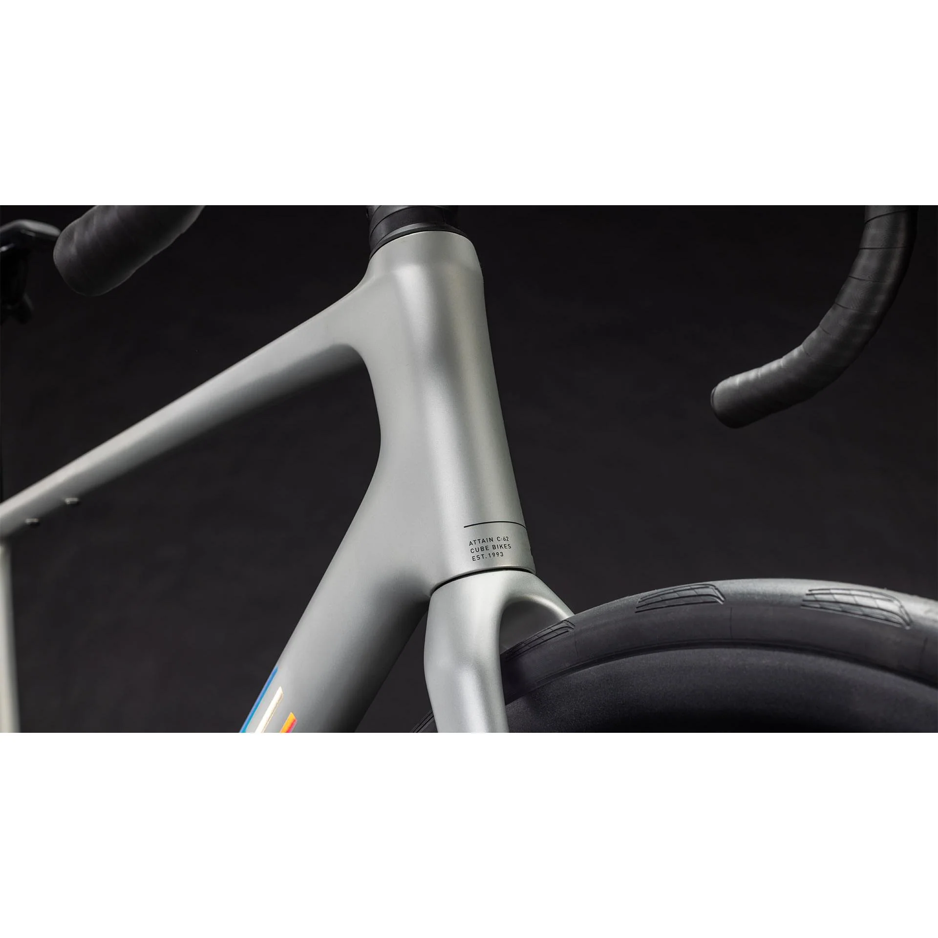 Cube Attain C:62 SLX Road Bike Sleekgrey'n'Prism - Image 8