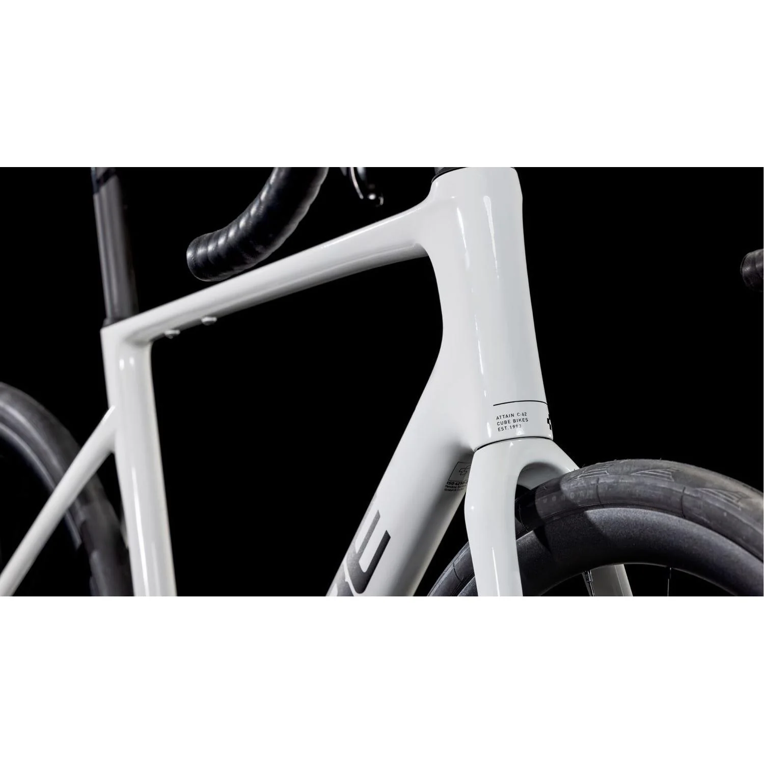 Cube Attain C:62 SLX Road Bike Cotton'n'Black - Image 5