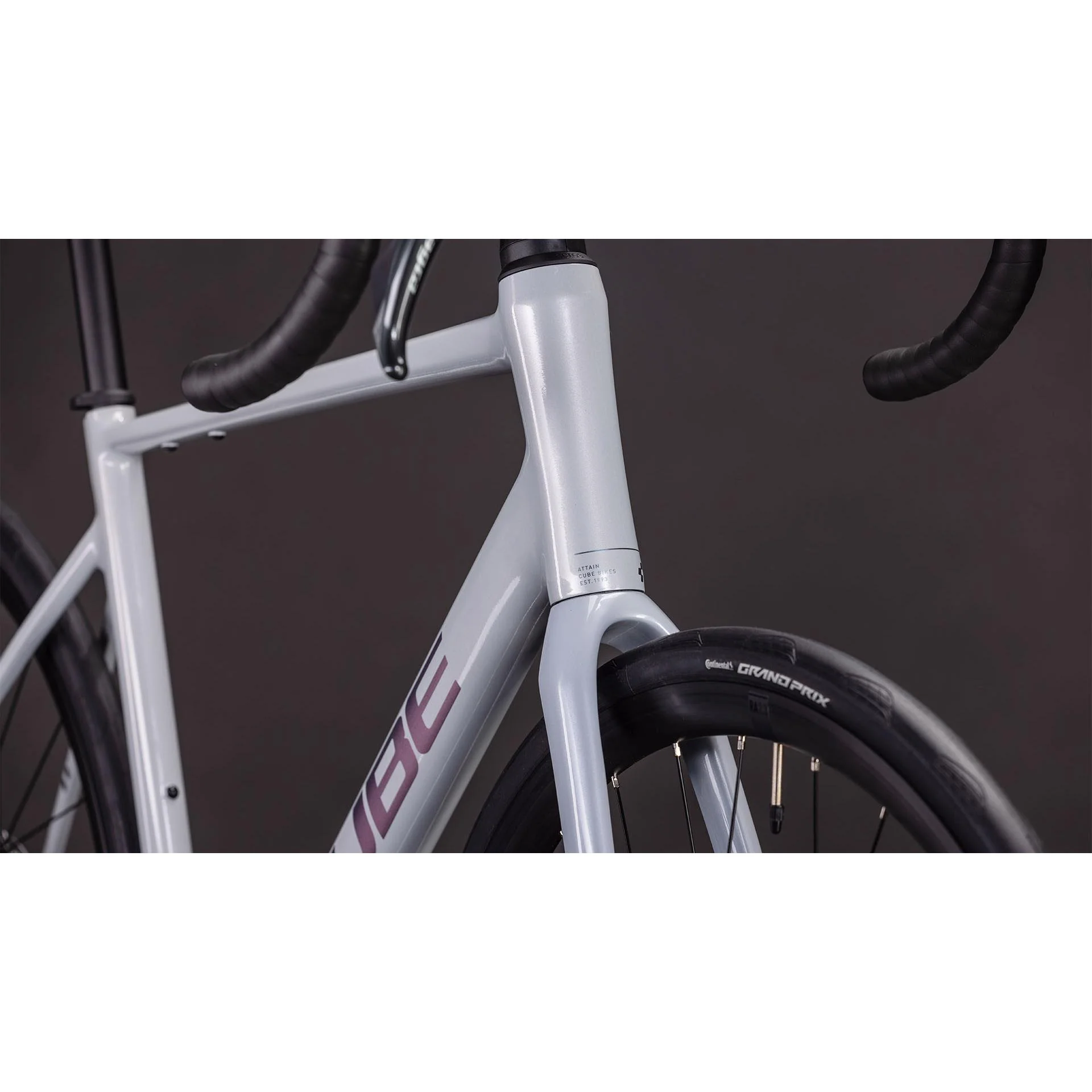 Cube Attain Race Road Bike Foggrey'n'Shift - Image 6