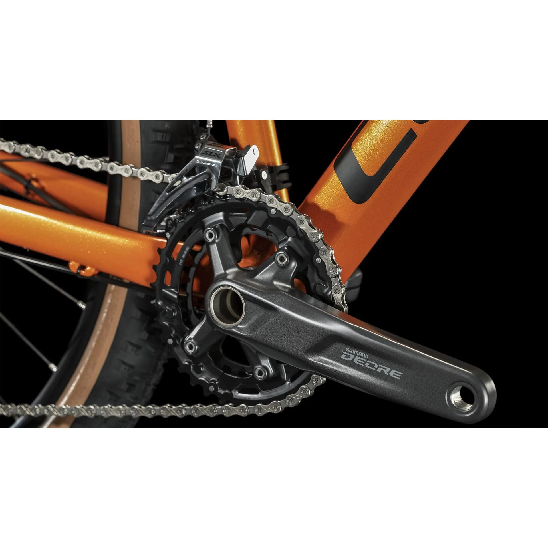 Cube Attention Hardtail Mountain Bike Fire Orange 'n' Black - Image 7