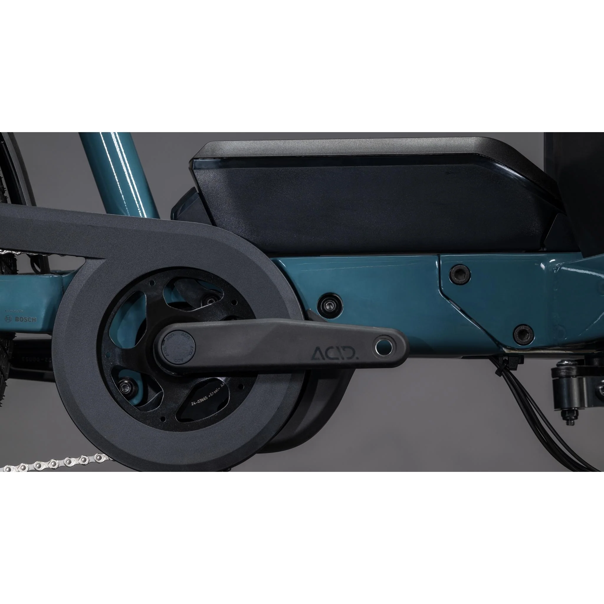 Cube Cargo Hybrid 800 Electric Cargo Bike Storm'n'Reflex - Image 6